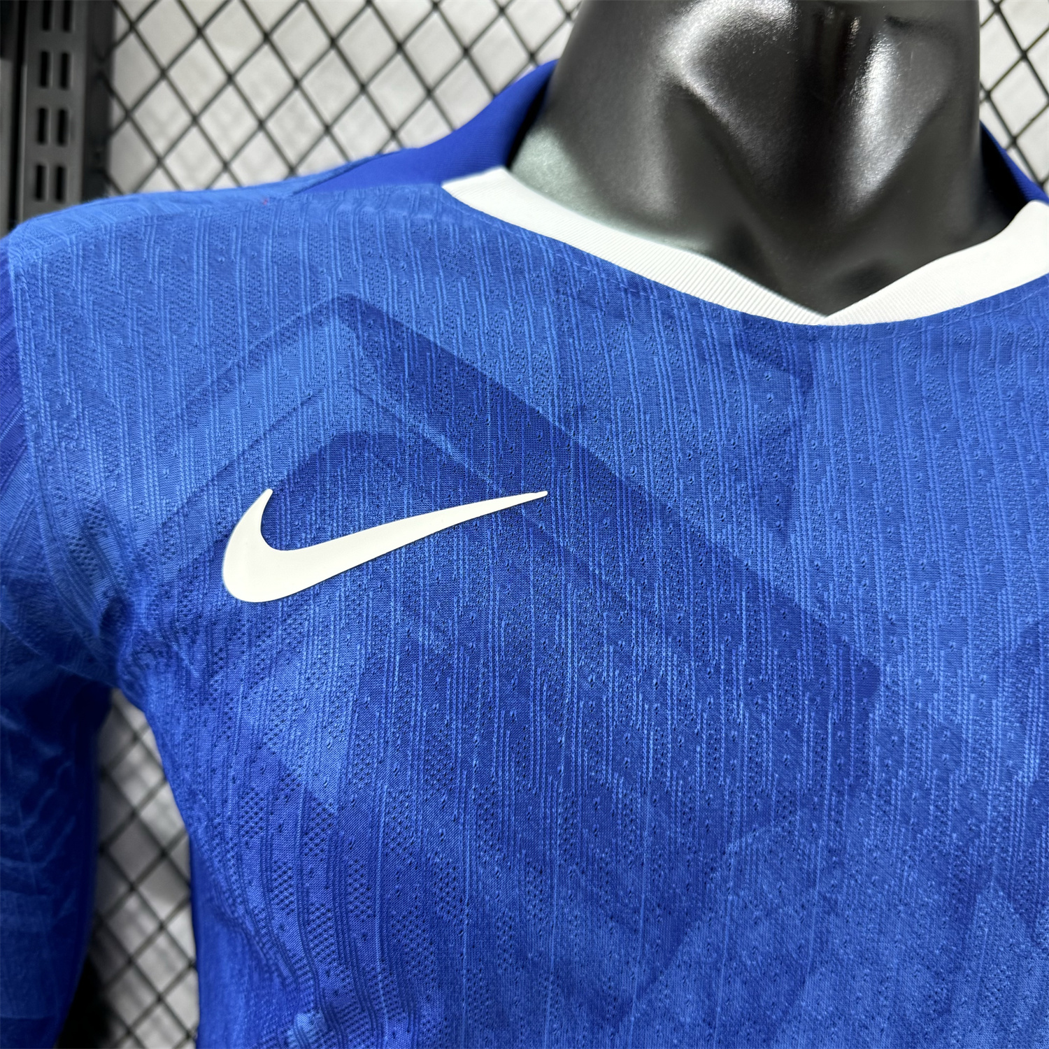 AlphaJersey-C.H.E.L.S.E.A 25-26 Home Unsponsored Blue Long Sleeves Jersey - Player Version