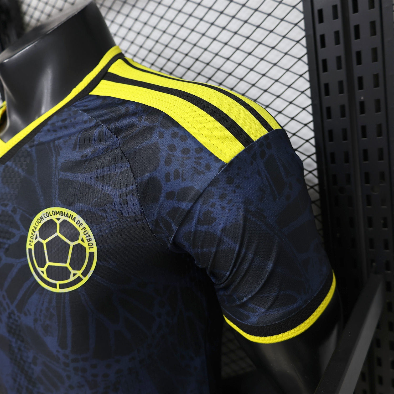 AlphaJersey-Colombia 2026 Grey And Black Special Jersey - Player Version