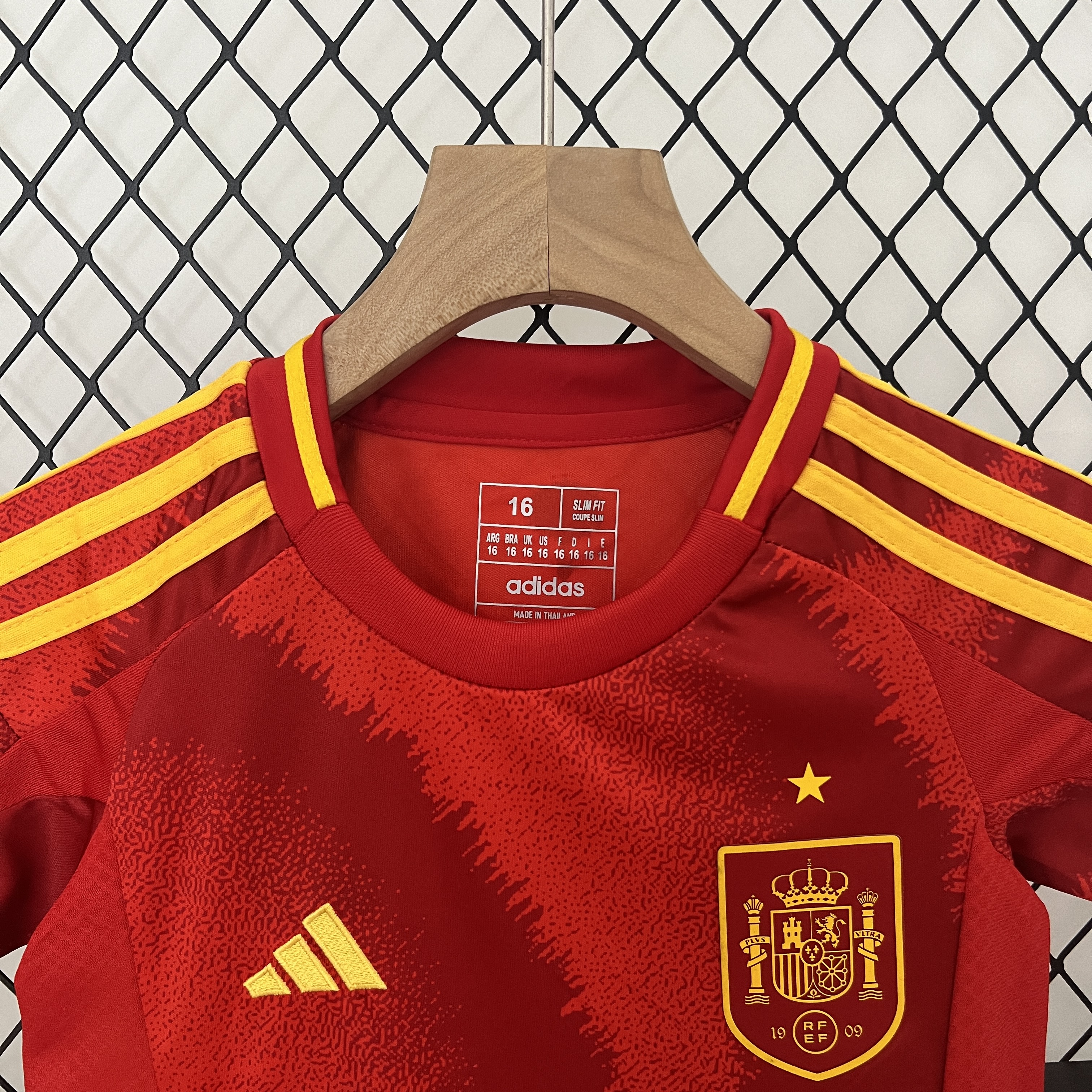 AlphaJersey-Spain 2024 Home Stadium Kids Kit