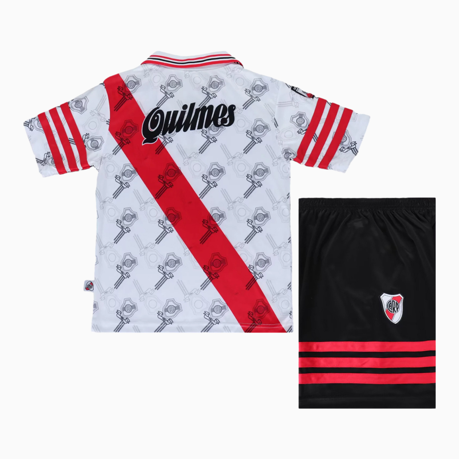 AlphaJersey-Retro River Plate 1996-97 Home Kids Kit