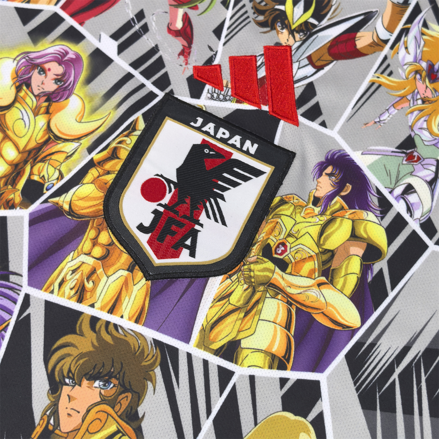 AlphaJersey-Japan 25-26 Saint Seiya Comic Characters Group Portrait Special Jersey - Fans Version