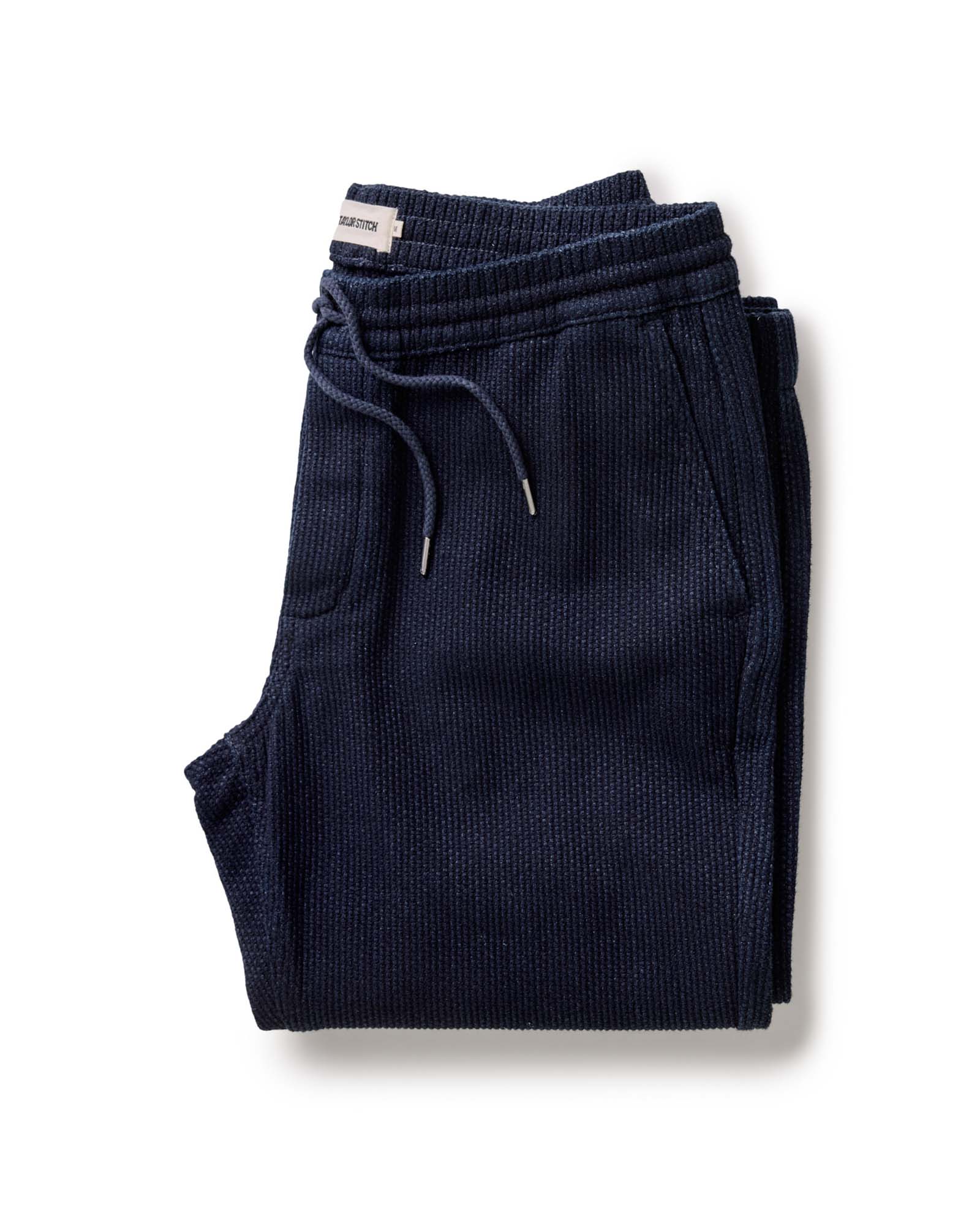 The Apres Pant in Rinsed Indigo Sashiko | Modern Menswear by yycbvcnbmmnbm
