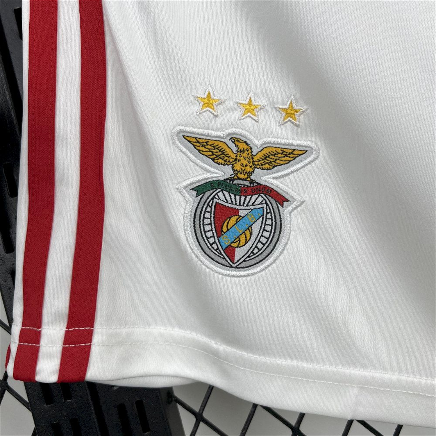 AlphaJersey-Benfica 25-26 Home White Shorts - Fans Version