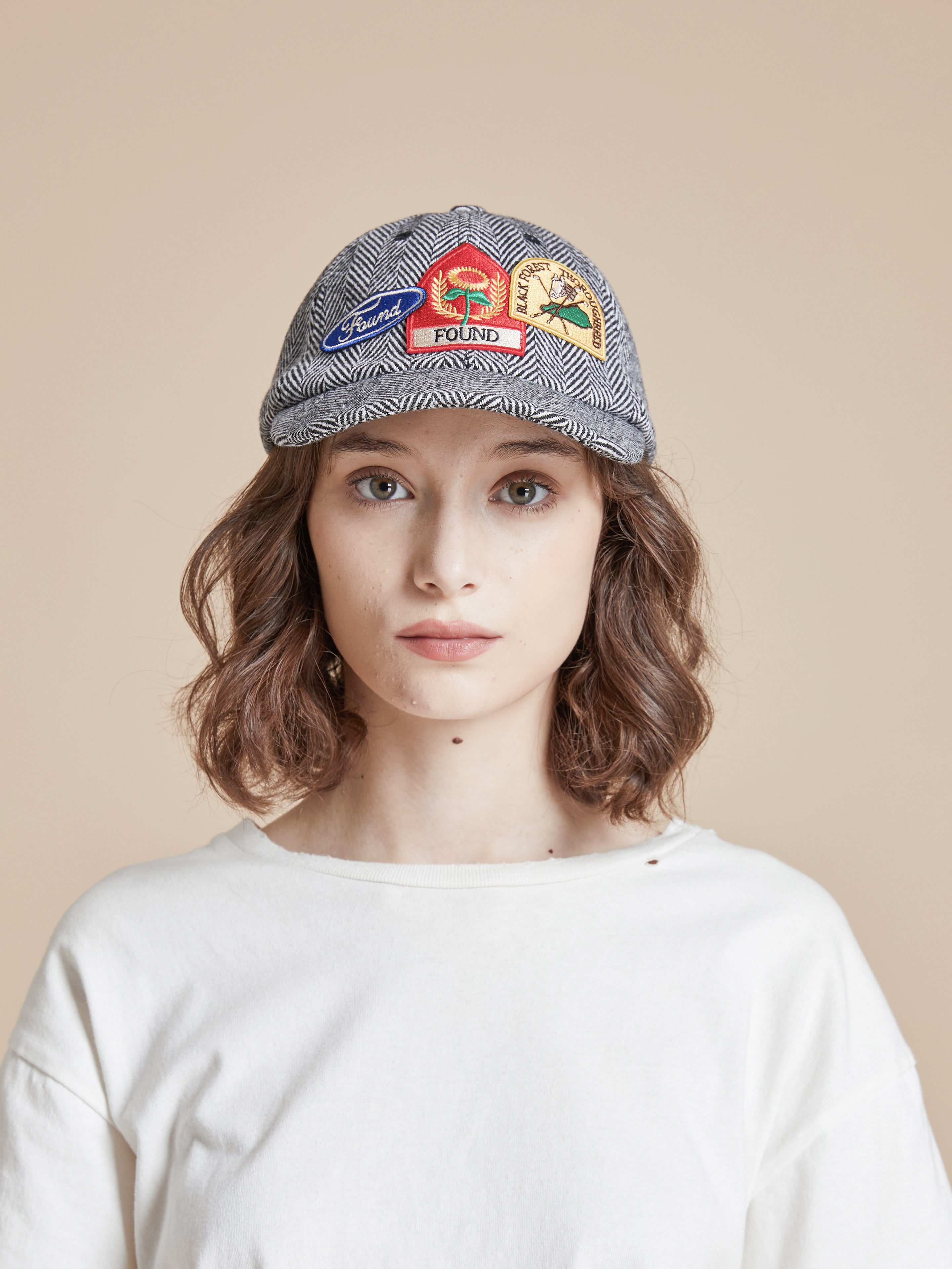 Herringbone Tweed Patch Cap | Modern Menswear by yycbvcnbmmnbm