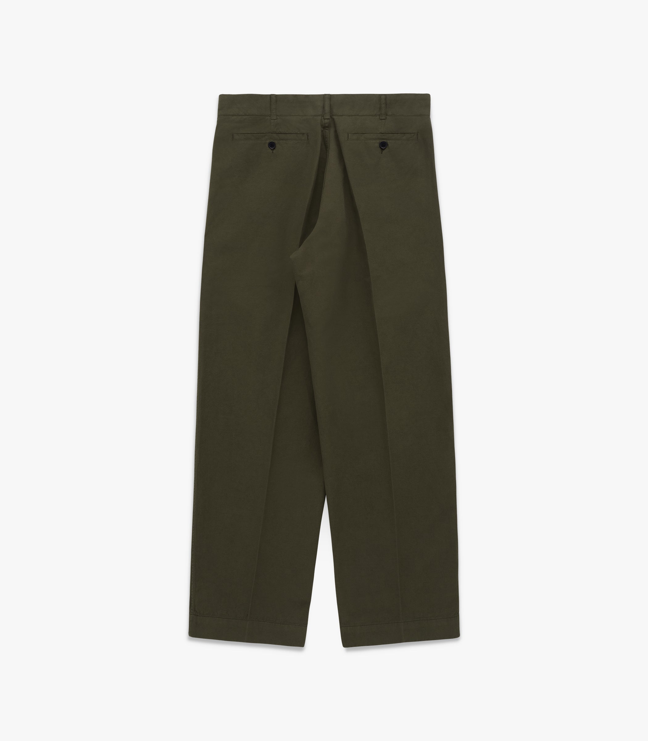 Canal Pleated Twill Cotton & Linen Pant | Modern Menswear by yycbvcnbmmnbm