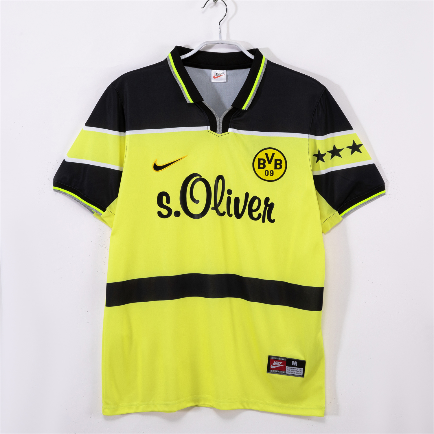 AlphaJersey-Retro Dortmund 1997-98 Home Jersey