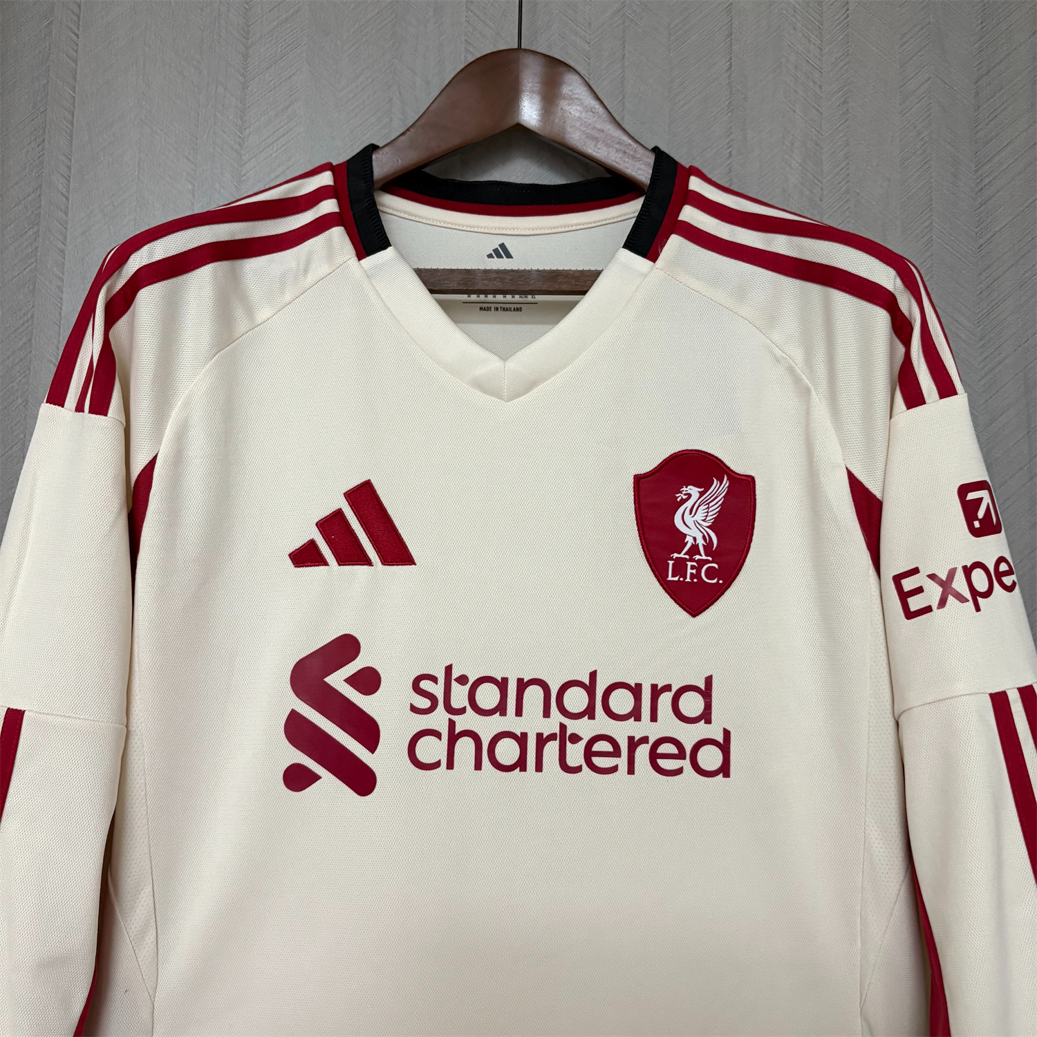 AlphaJersey-Liver.pool 25-26 Away Long Sleeves Jersey - Fans Version