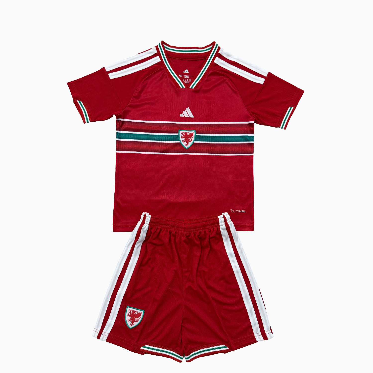 AlphaJersey-Wales 2026 Home Men's Adult Jersey Set - Fans Version