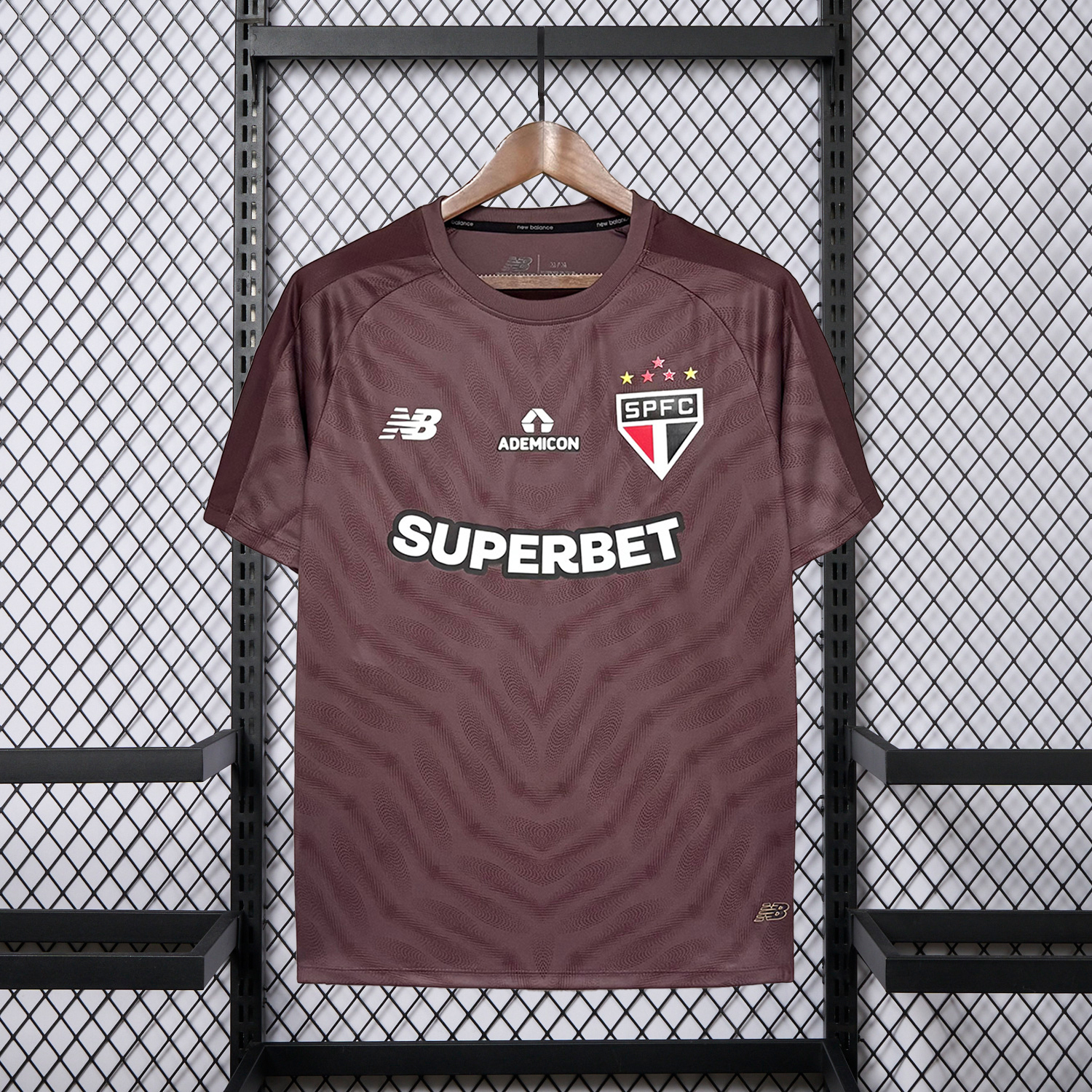 AJ-AlphaJersey-Sao Paulo 26-27 Burgundy Goalkeeper Jersey - Fans Version
