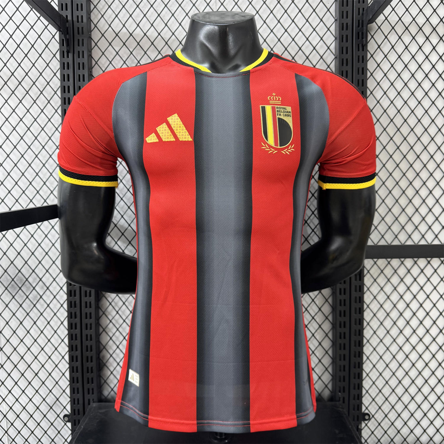 AlphaJersey-Belgium 2026 Red And Black Special Jersey - Player Version