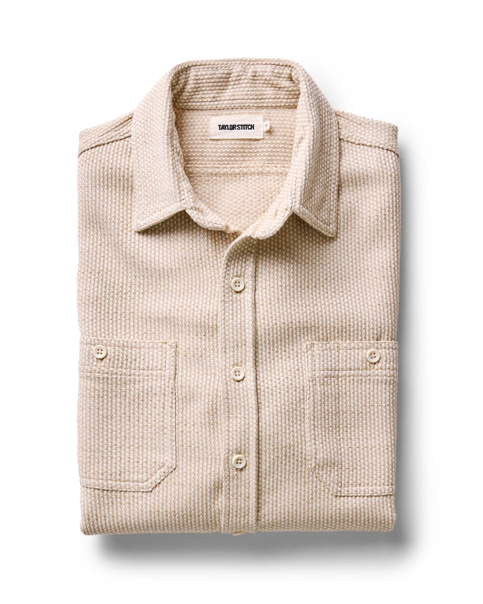 The Utility Shirt in Natural Sashiko | Modern Menswear by yycbvcnbmmnbm