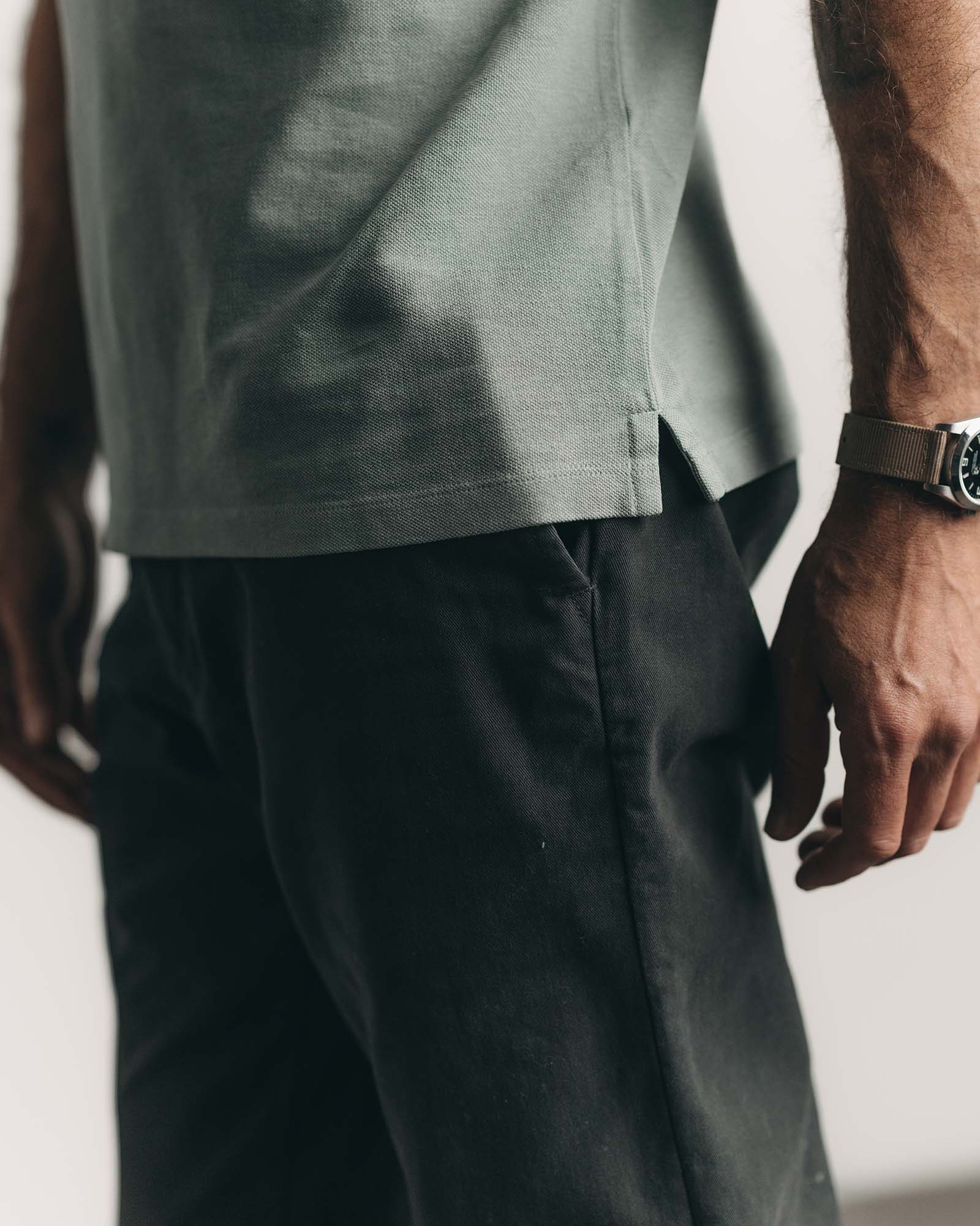 The Democratic Foundation Pant in Organic Faded Black | Modern Menswear by yycbvcnbmmnbm