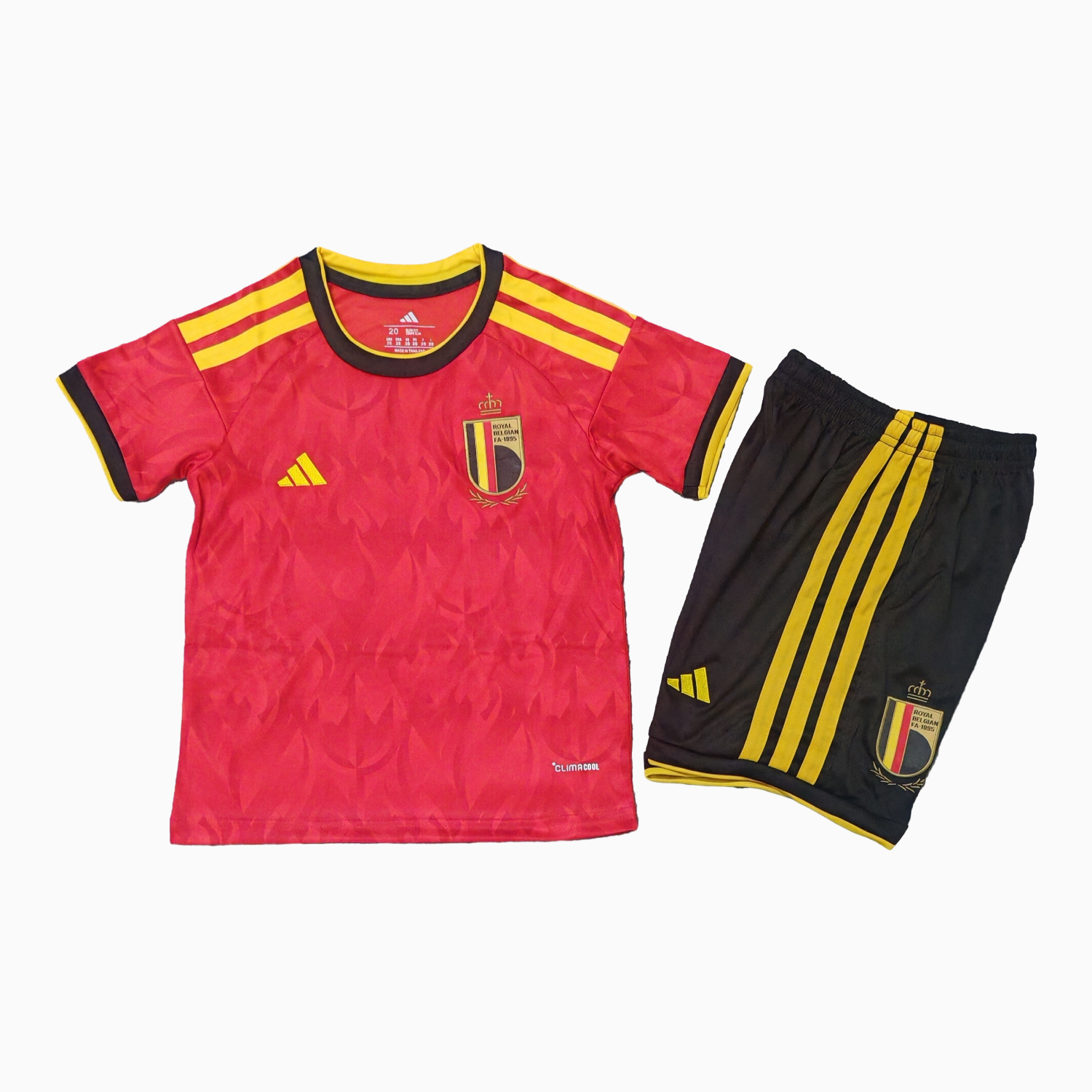 AlphaJersey-Belgium 2026 Home Kids Kit