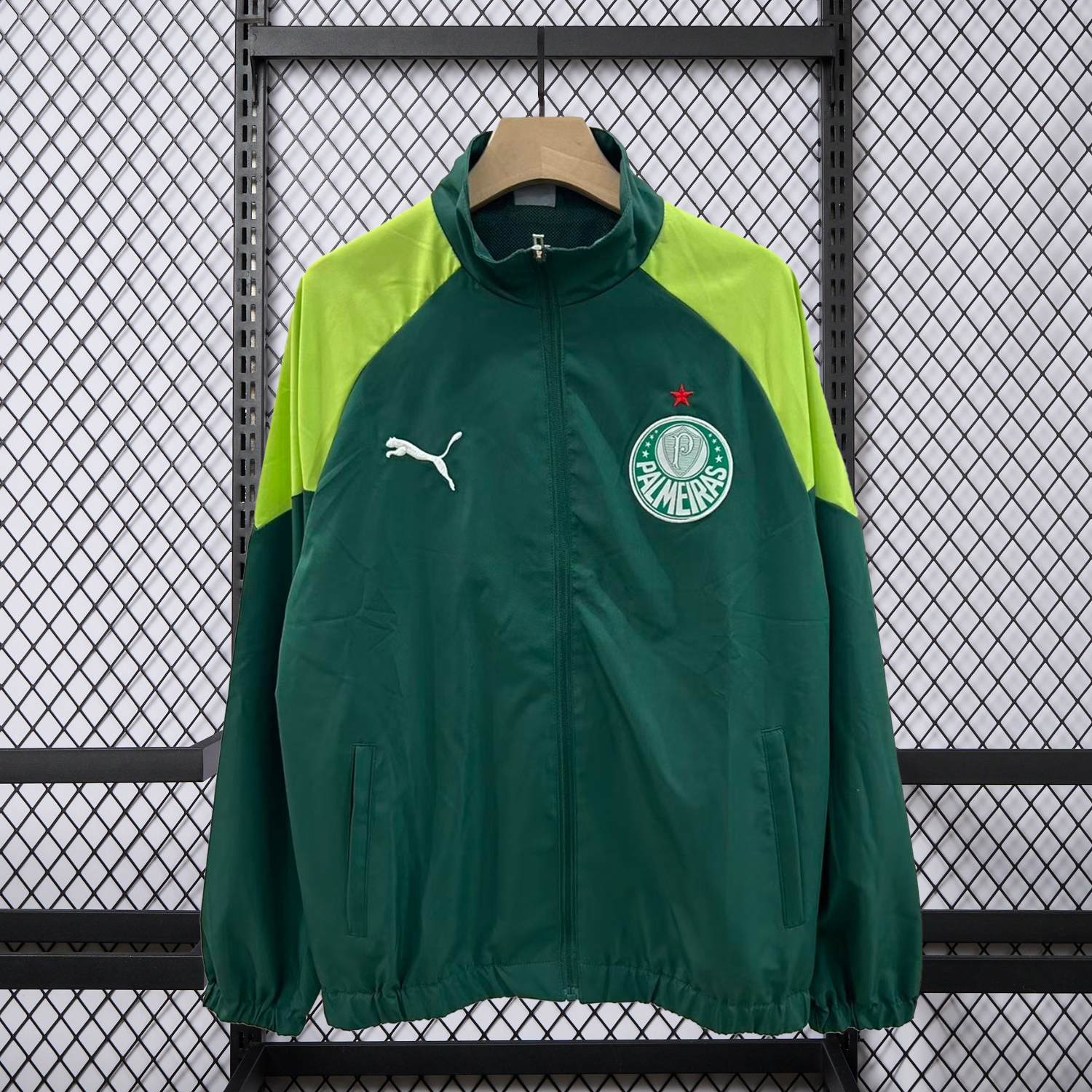 AlphaJersey-Palmeiras 25-26 Training Windbreaker Jacket - Green