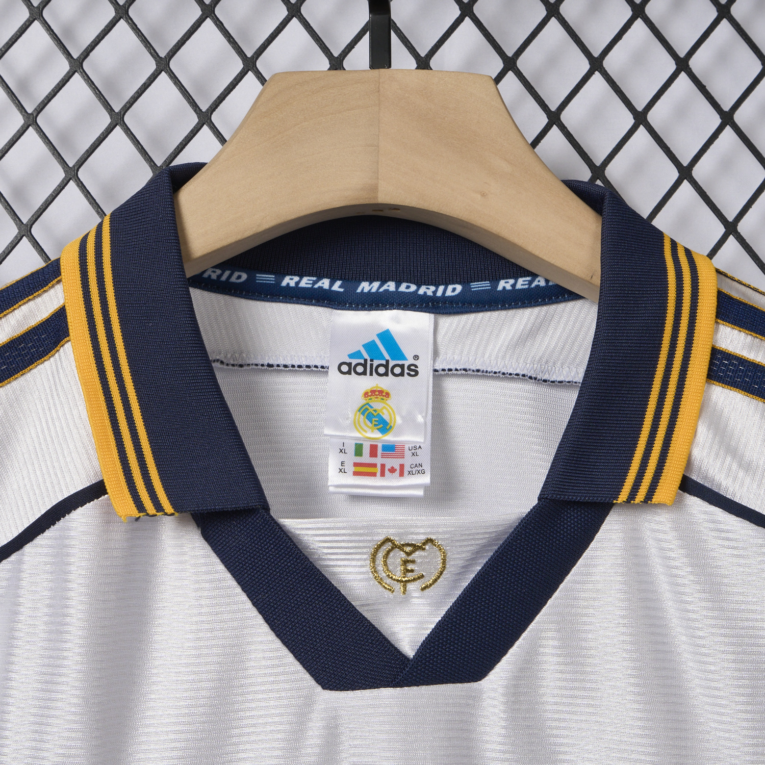 AlphaJersey-Retro Real Madrid 1998-00 Home Stadium Jersey