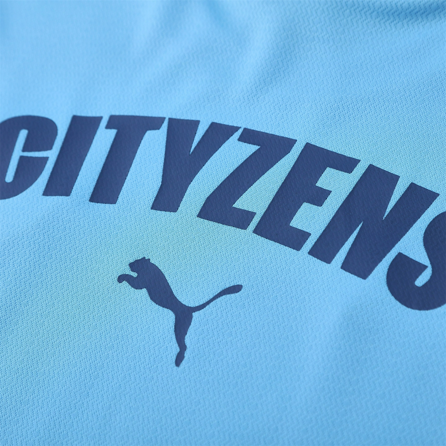 AlphaJersey-Manchester City 25-26 Short-Sleeve Training Set - Light Blue Top & Deep Blue Shorts