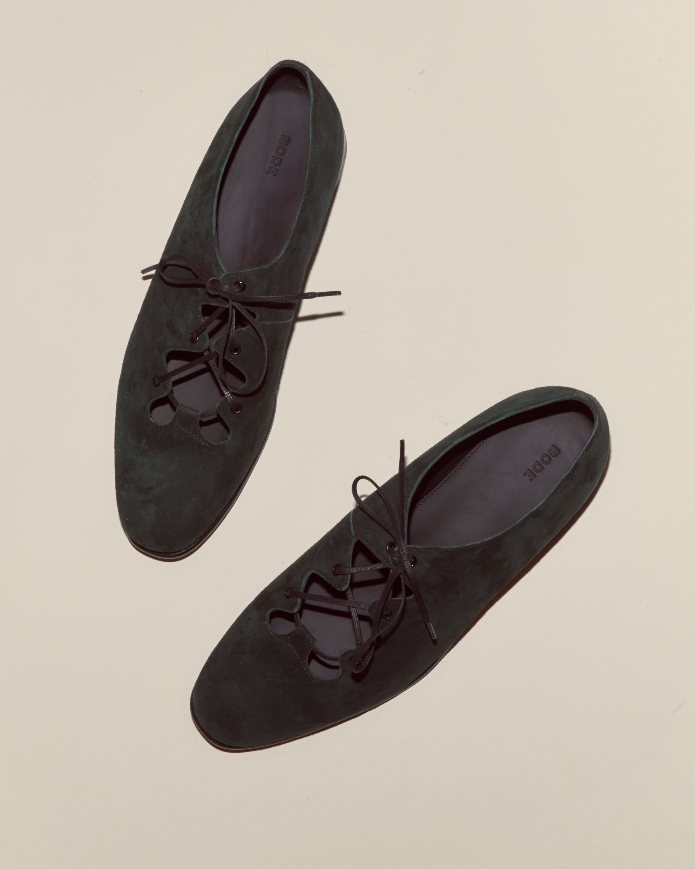 Suede County Clare Shoes - Green | Modern Menswear by yycbvcnbmmnbm