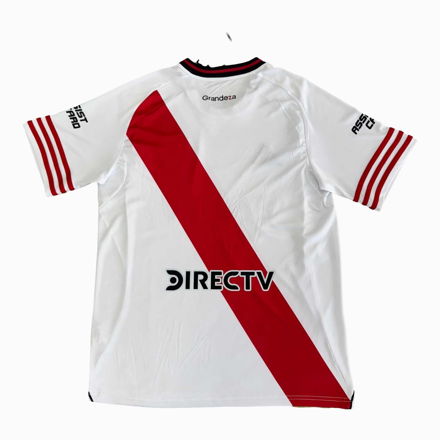 AlphaJersey-River Plate 25-26 Home Jersey With Chest Sponsor - Fans Version