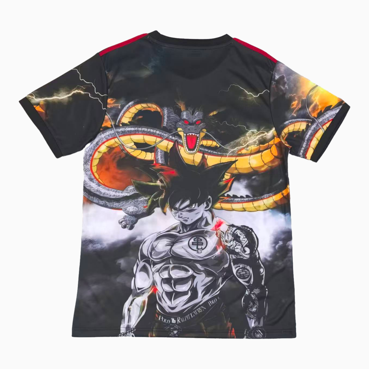 AlphaJersey-Japan 25-26 Black Goku And Shenron Special Jersey - Fans Version