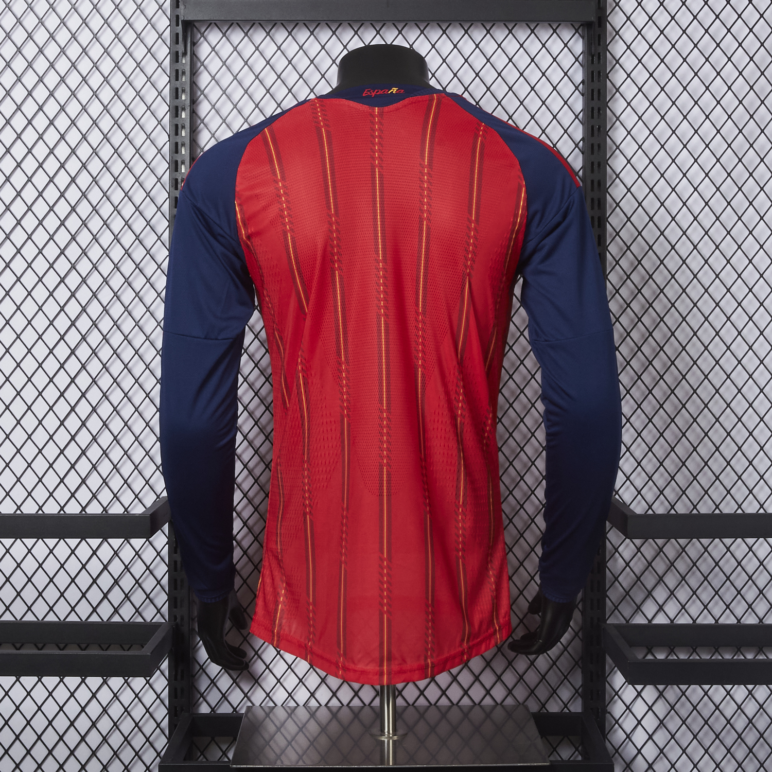 AlphaJersey-Spain 2026 Home Long Sleeves Jersey - Player Version