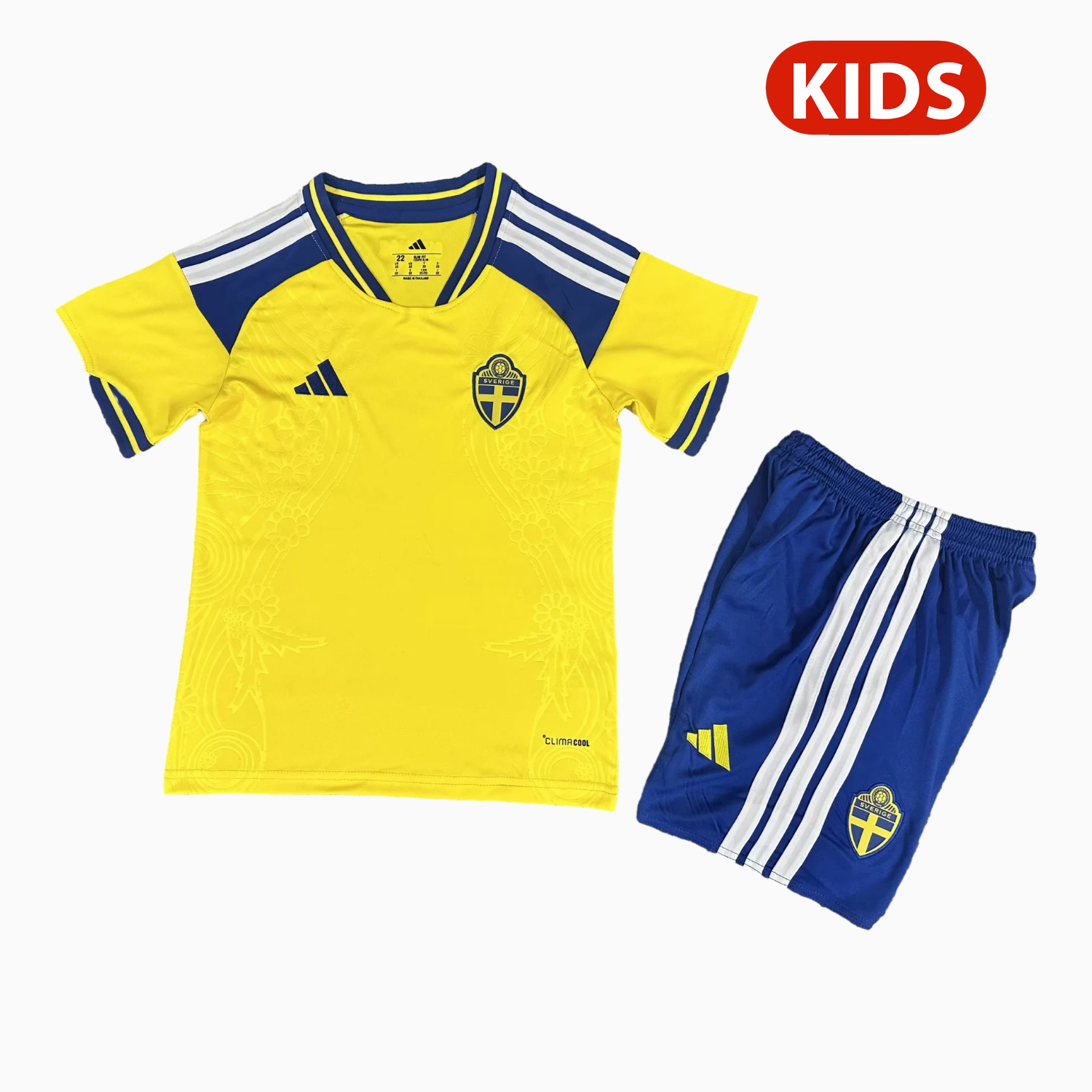 AlphaJersey-Sweden 2026 Home Kids Kit