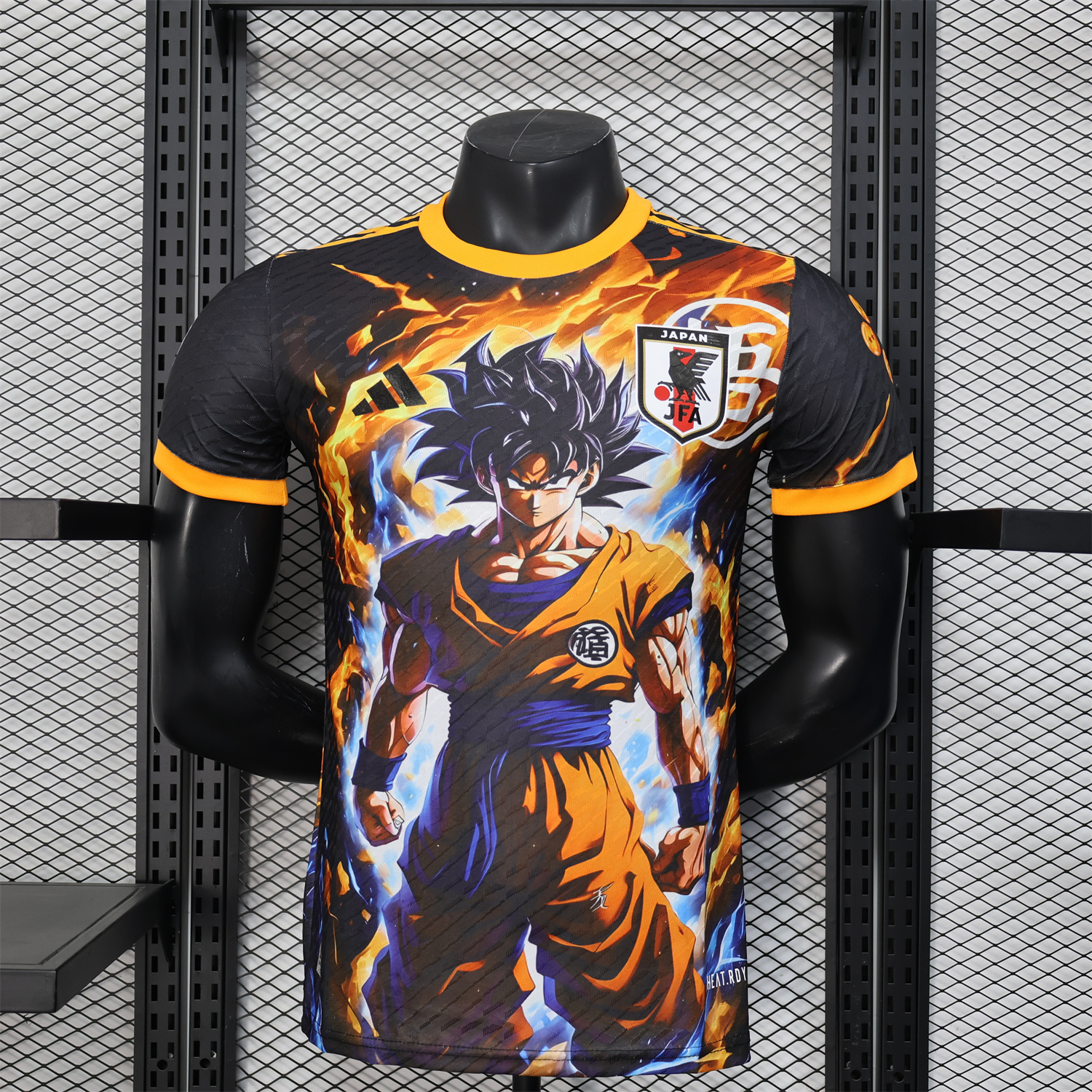 AlphaJersey-Japan 25-26 Goku Fighting Form Black Special Jersey - Player Version