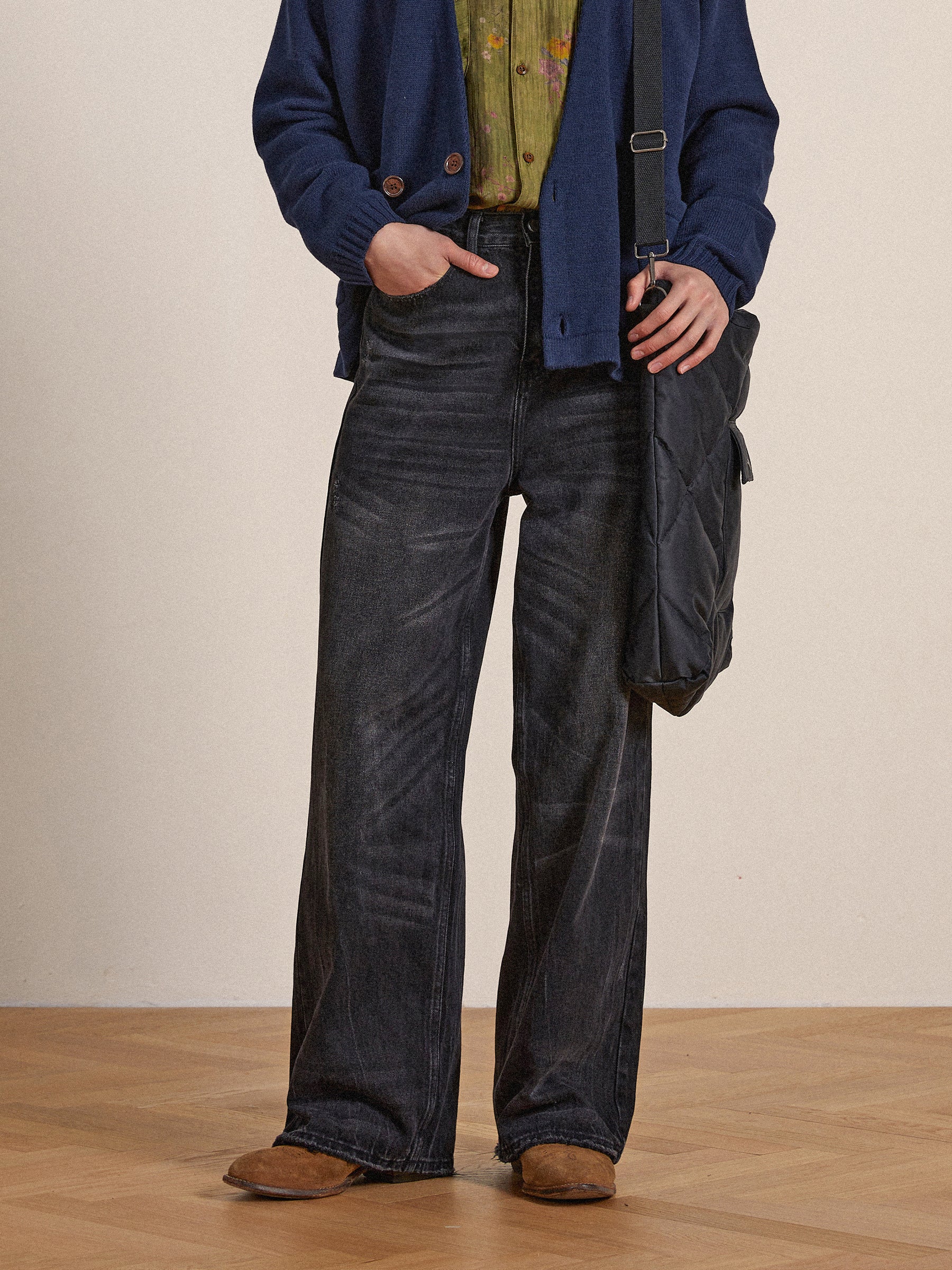 Lacy Baggy Jeans | Modern Menswear by yycbvcnbmmnbm