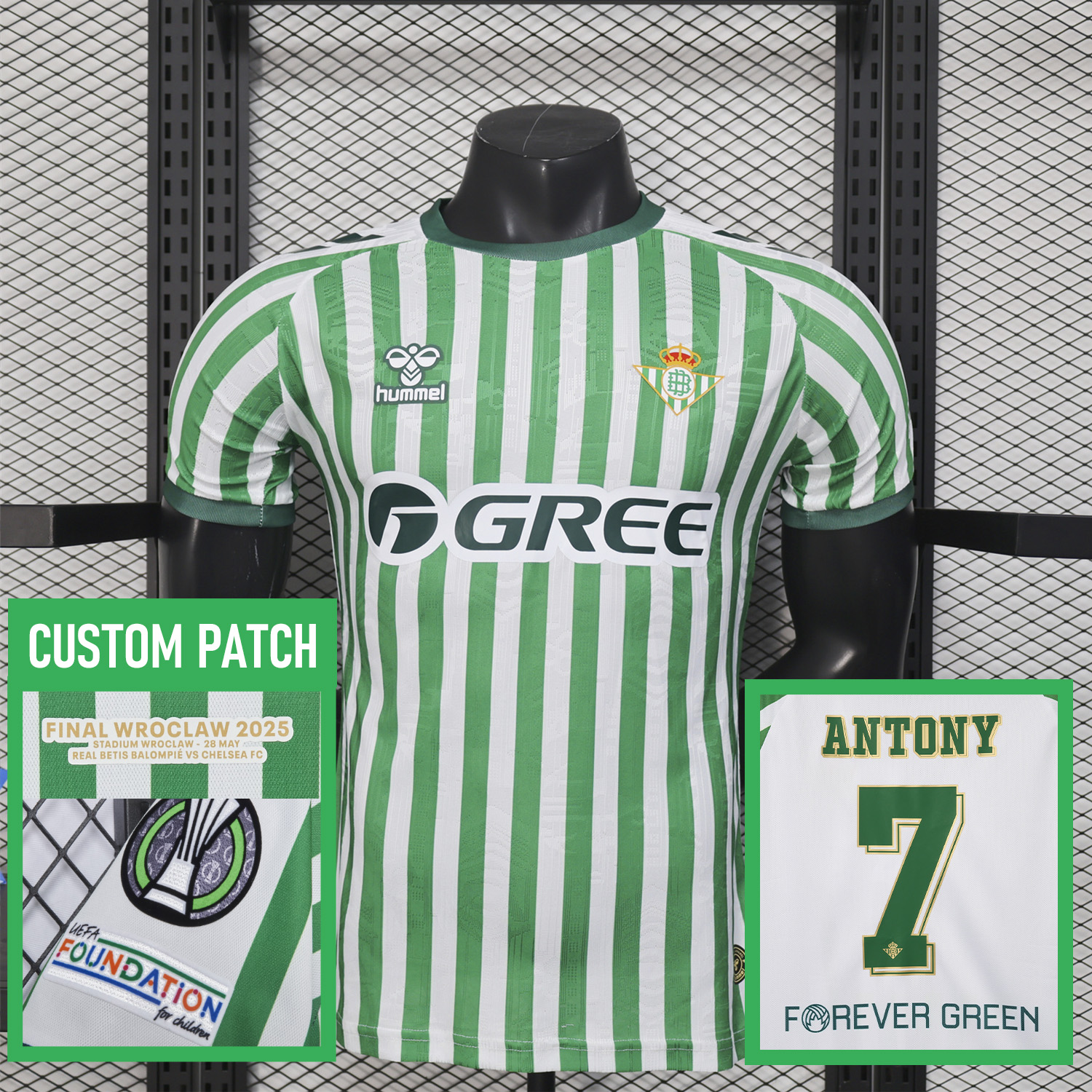 AlphaJersey-Real Betis 2025 Conference League Final Special Jersey - Player Version