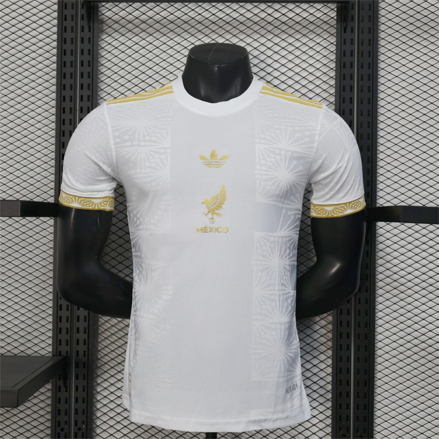 AlphaJersey-Mexico 2025 Gold Cup White Special Edition Jersey - Player Version