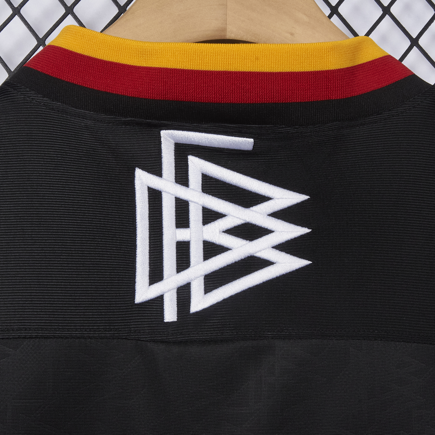 AlphaJersey-Germany 2026 Retro Style Black Jersey - Fans Version