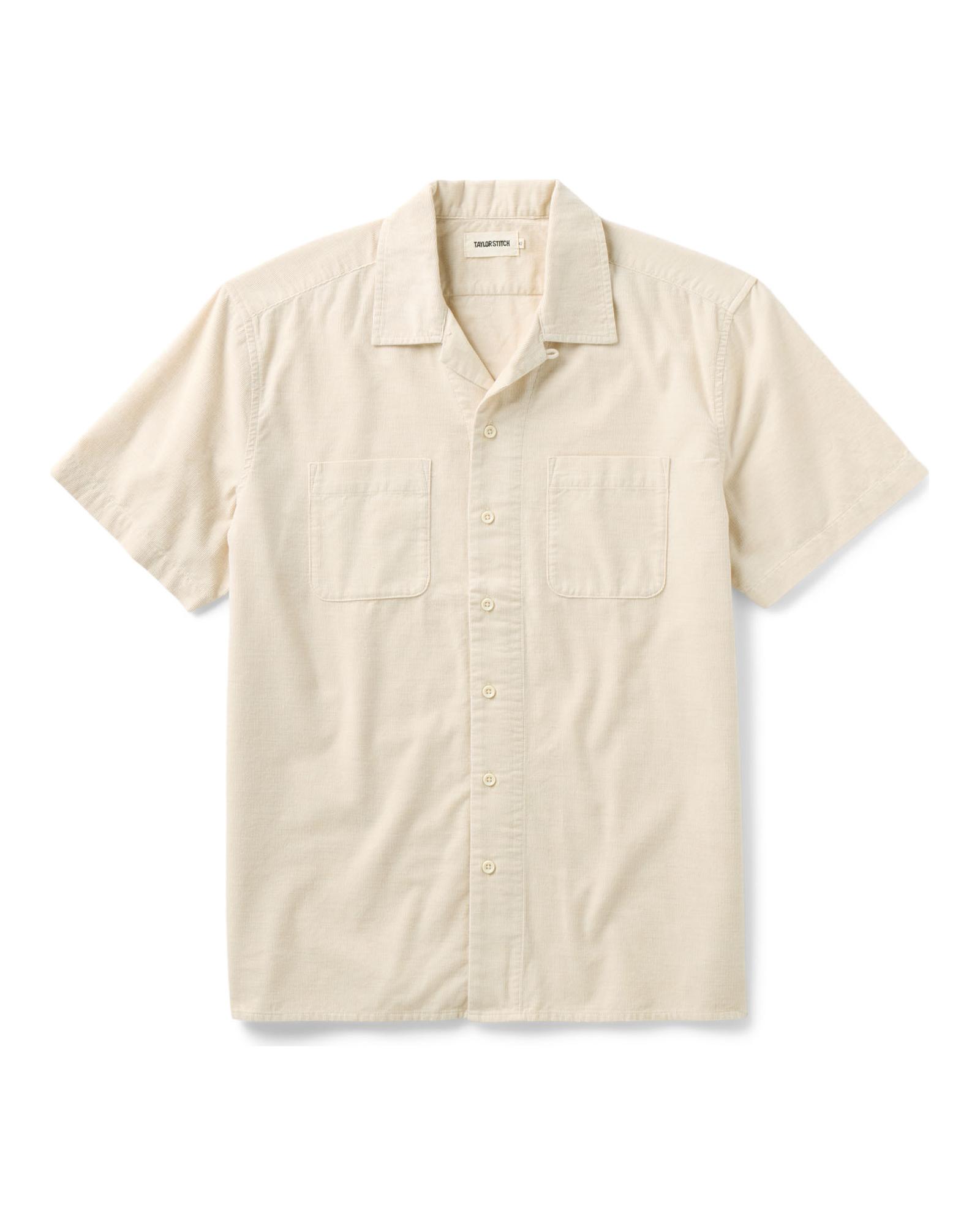 The Conrad Shirt in Heather Oat Pincord | Modern Menswear by yycbvcnbmmnbm