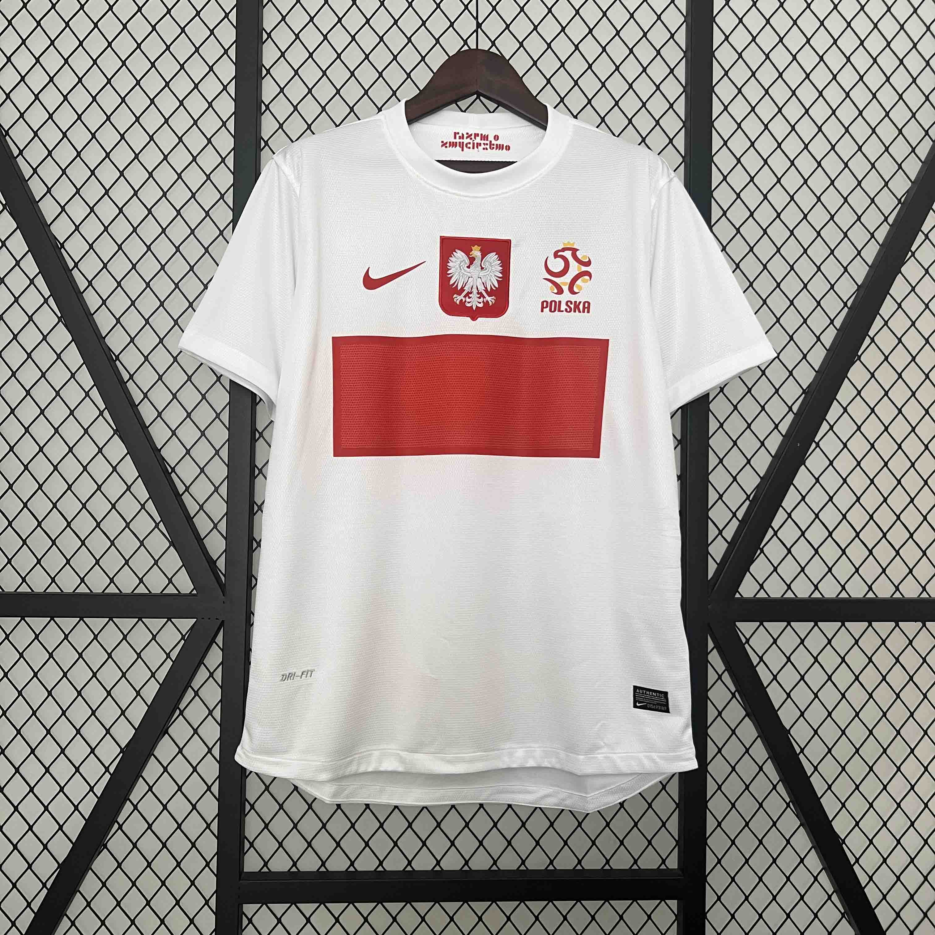 AlphaJersey-Retro Poland 2012 Home Jersey