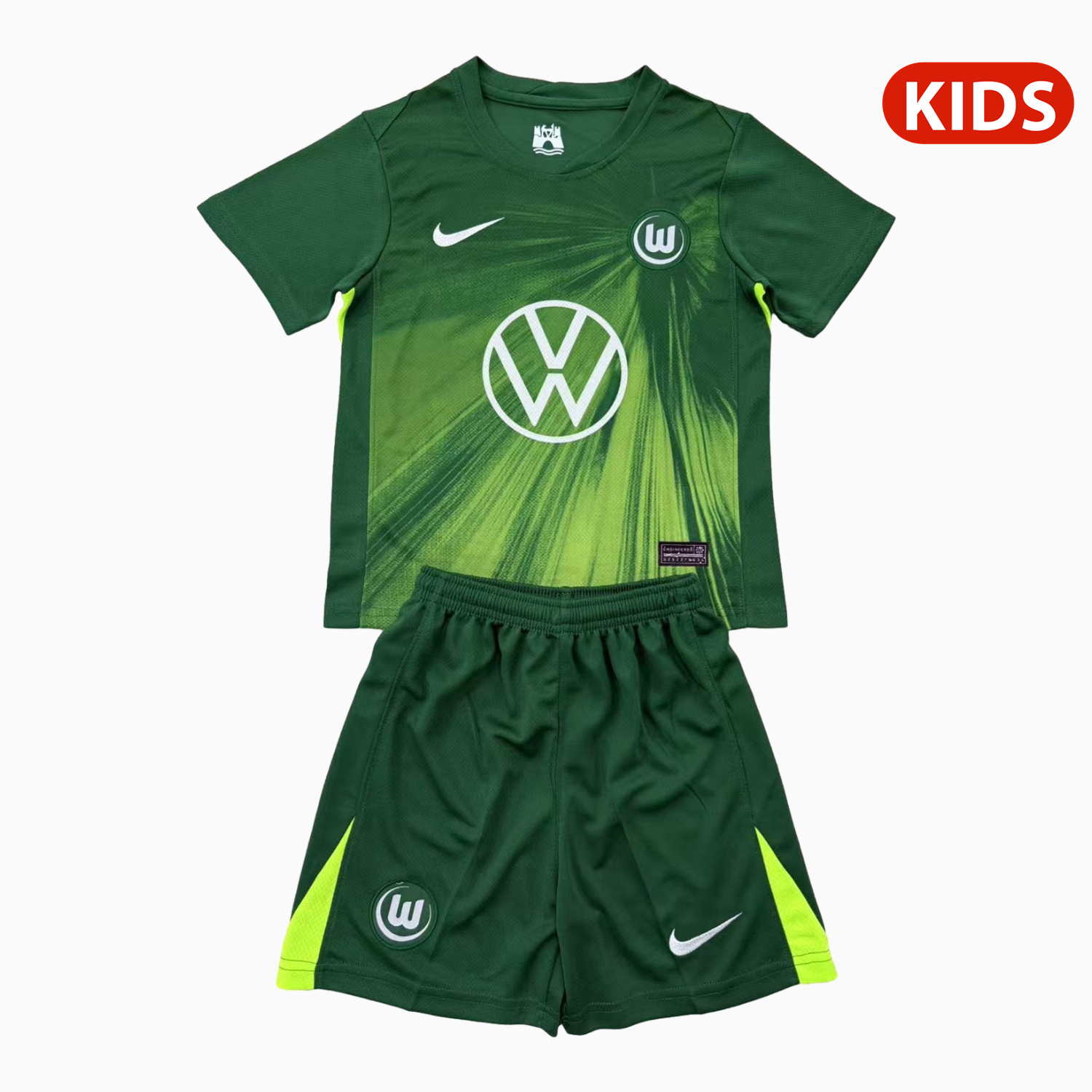 AlphaJersey-Wolfsburg 25-26 Home Kids Kit