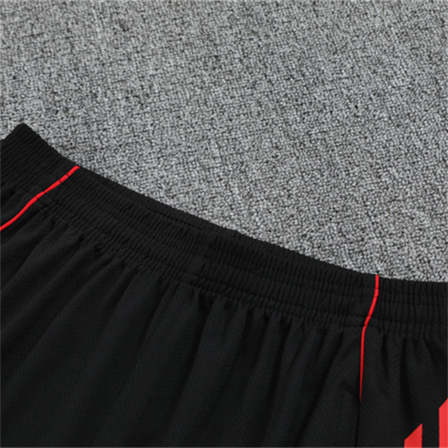 AlphaJersey-Liver.pool 25-26 Short-Sleeve Training Set Off White Top & Black Shorts