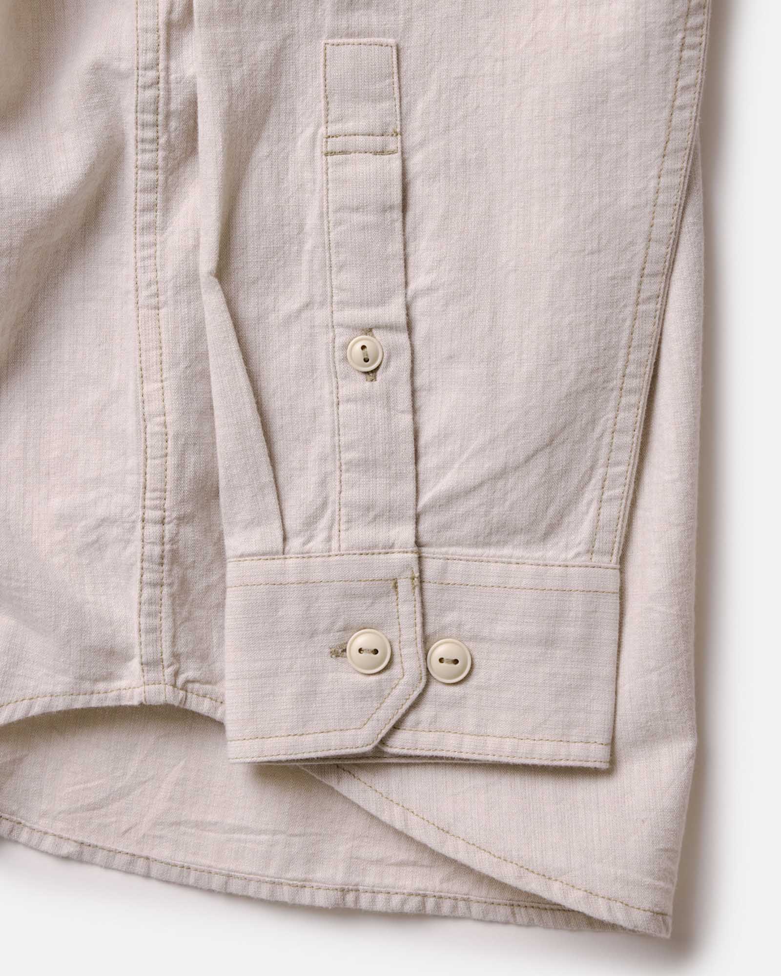 The Foundry Shirt in Natural Chambray | Modern Menswear by yycbvcnbmmnbm