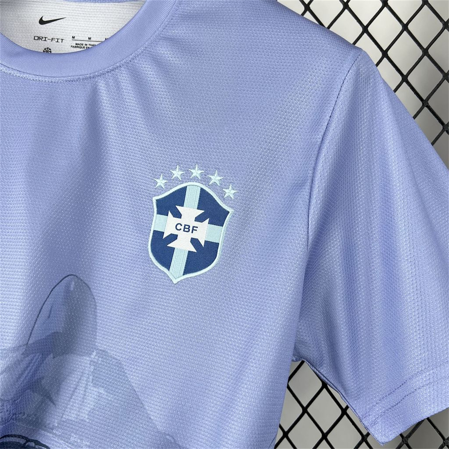 AlphaJersey-Brazil 25-26 Light Purple Jesus Statue Special Jersey - Fans Version