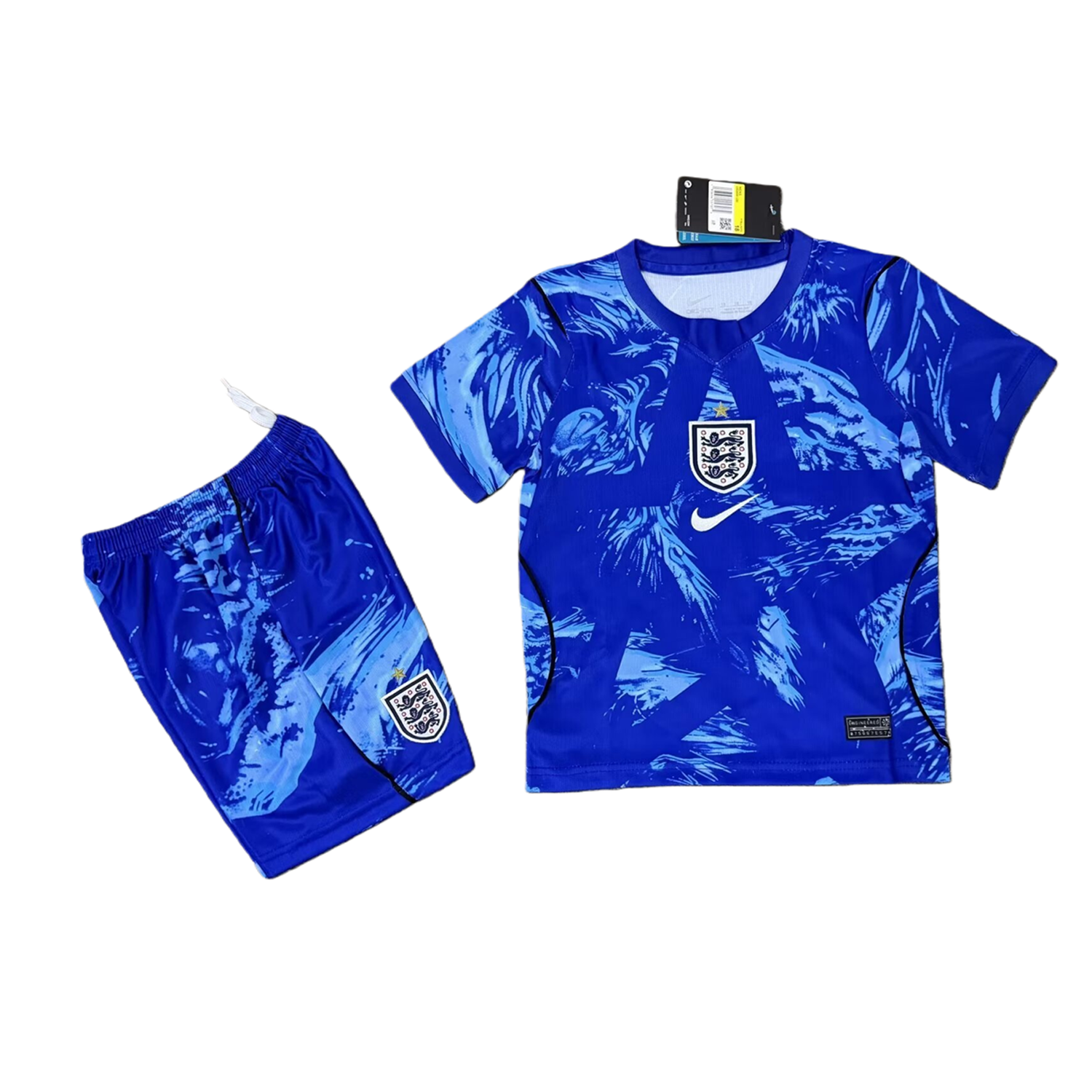 AlphaJersey-England 2026 Blue Goalkeeper Kids Kit