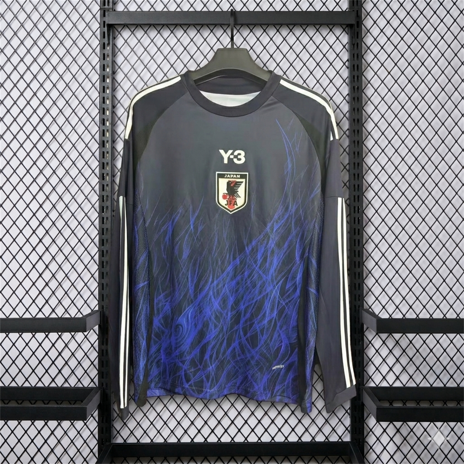 AlphaJersey-Retro Japan 2024 Y3 Home Long Sleeves Jersey - Fans Version