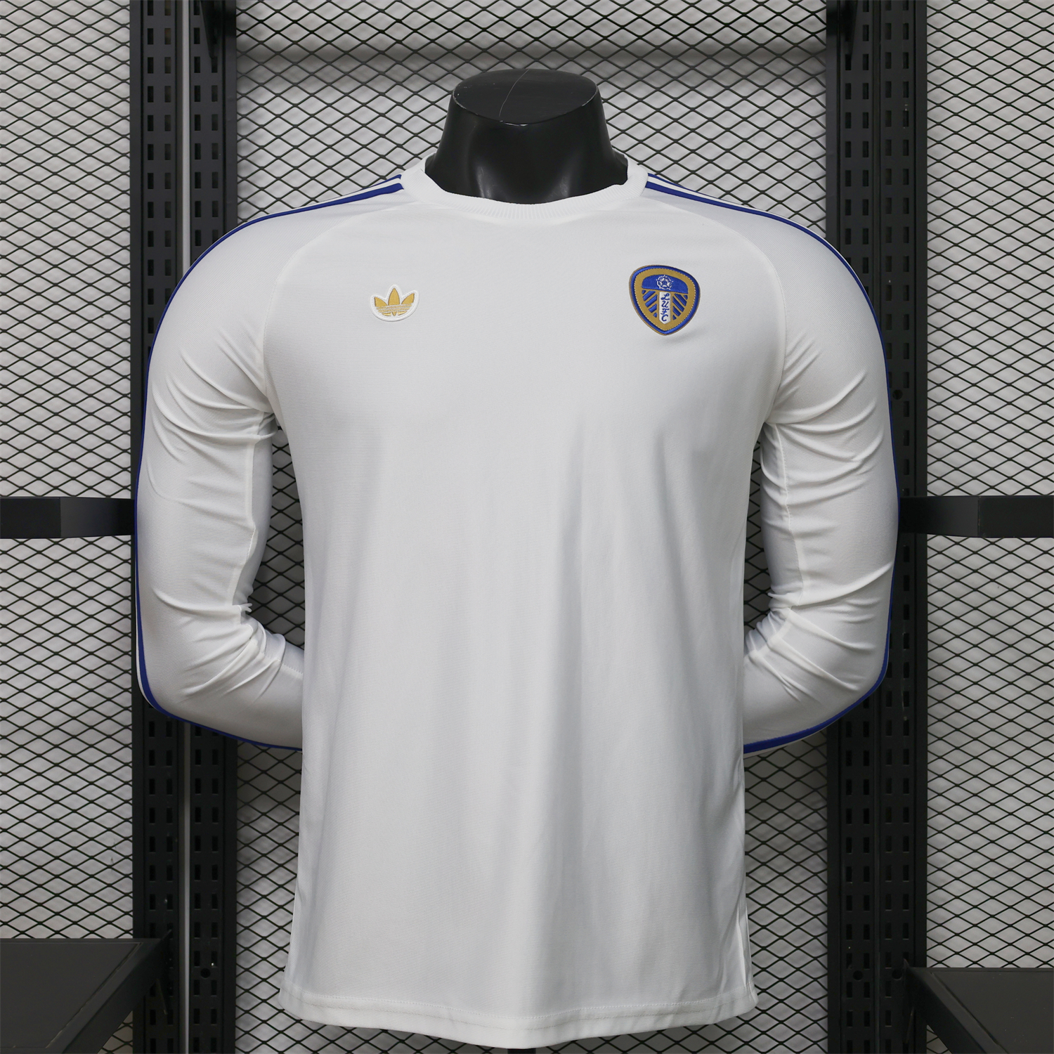 AlphaJersey-Leeds United 25-26 Icon Travel Special White Long Sleeves Jersey - Player Version