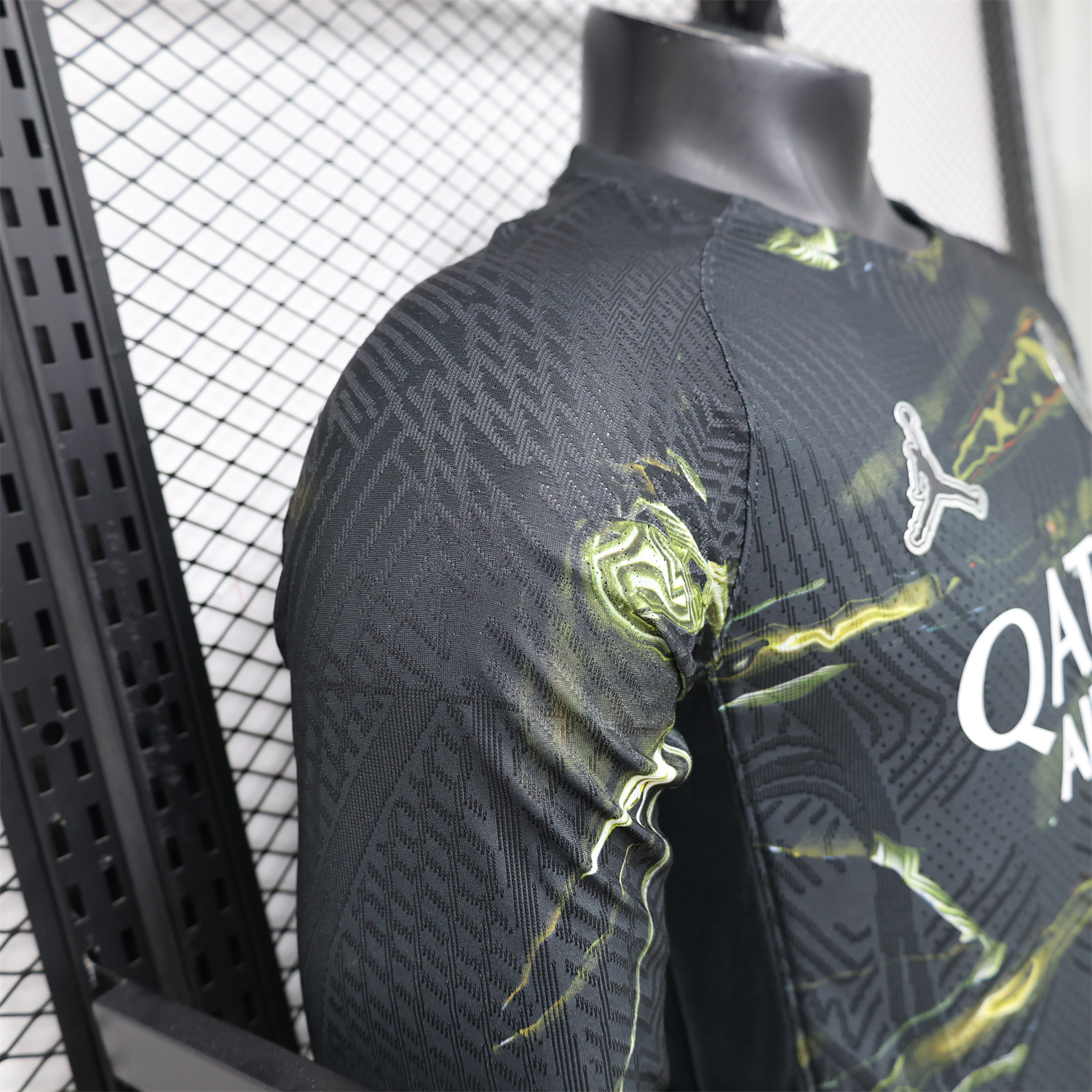 AlphaJersey-Paris Saint-Germain PSG 25-26 Night Version Fifth Long Sleeves Jersey - Player Version