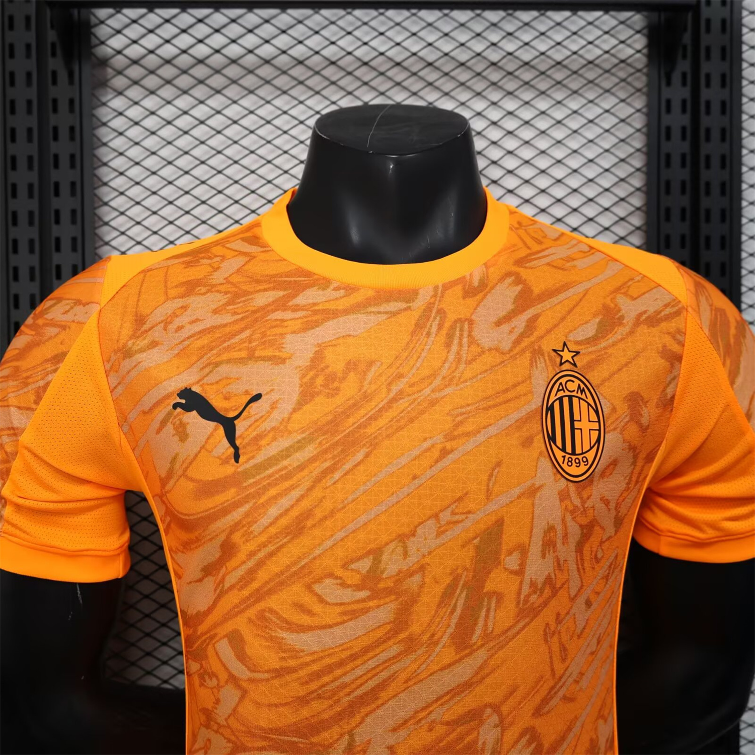 AlphaJersey-AC Milan 25-26 Orange Special Edition Jersey - Player Version