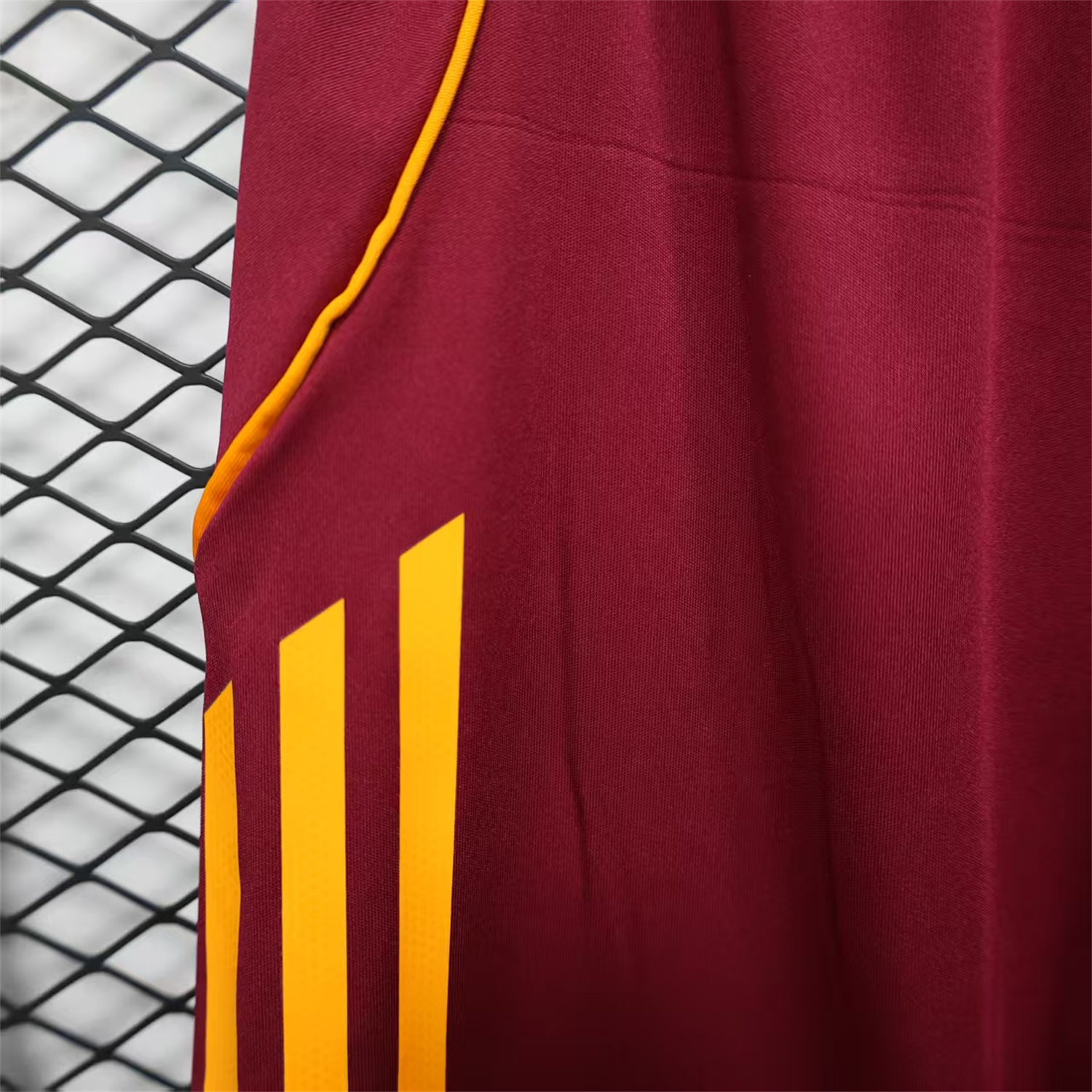 AlphaJersey-Roma 25-26 Home Red Shorts - Player Version