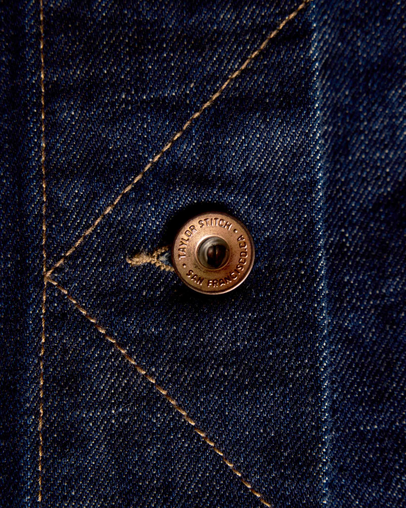 The Long Haul Jacket in Rinsed Organic Selvedge | Modern Menswear by yycbvcnbmmnbm