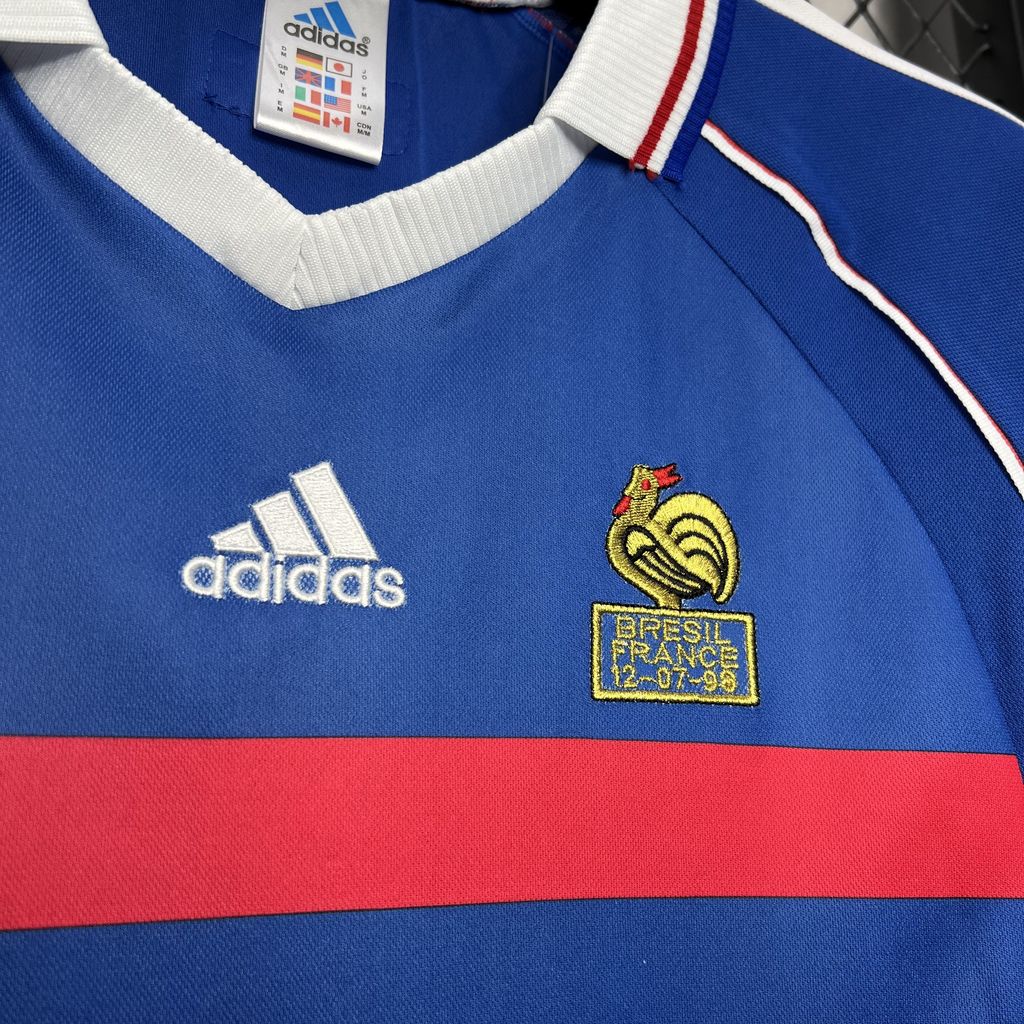 AlphaJersey-Retro France 1998 Home Stadium Jersey