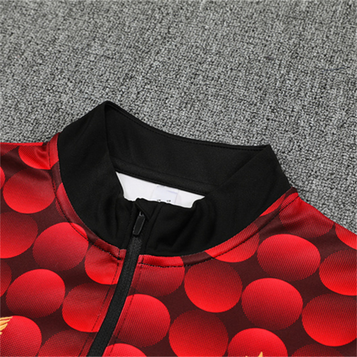 AlphaJersey-Feyenoord 25-26 Long Sleeve Training Set - Red Top & Black Pants