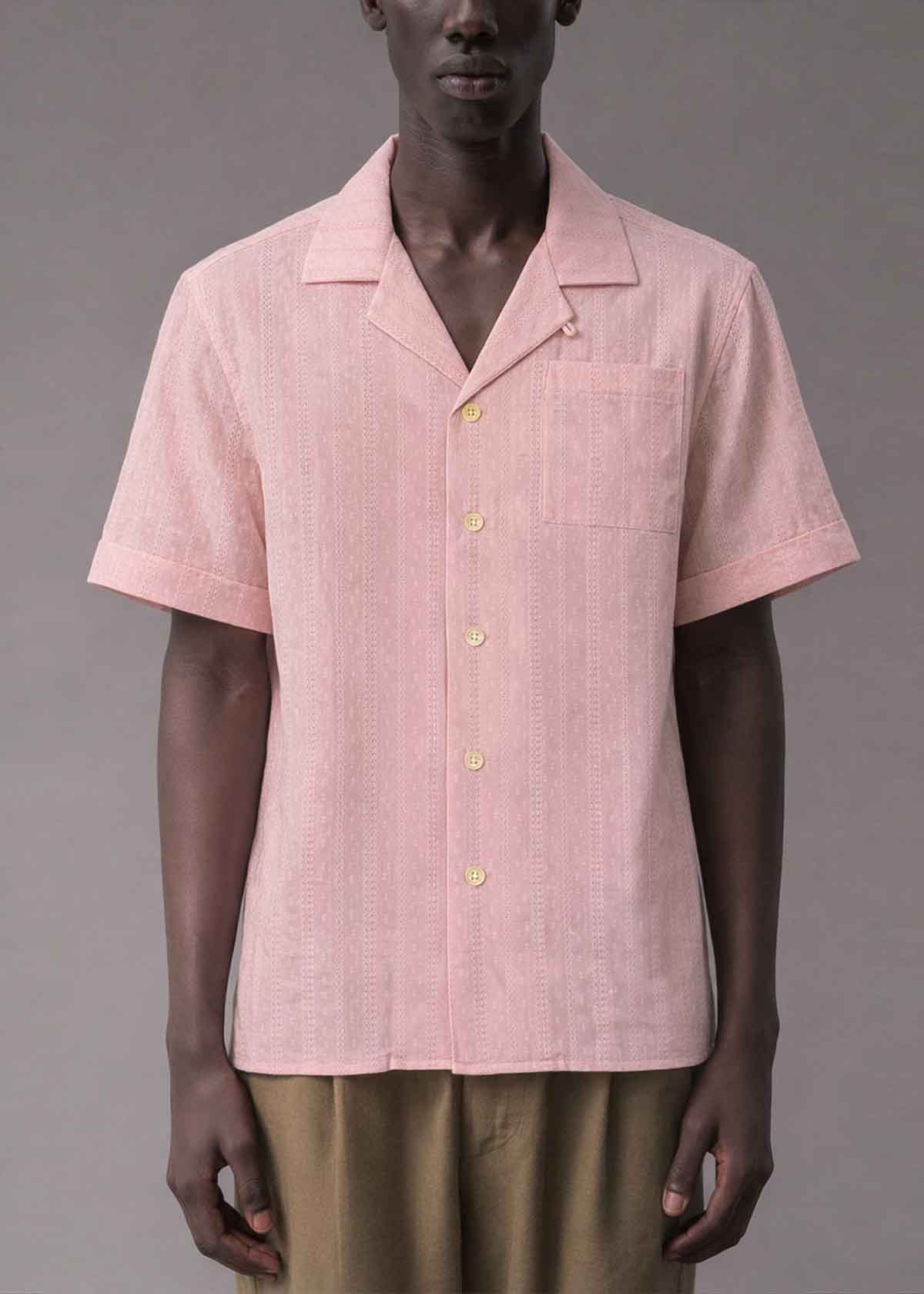 Embroidered Way Dusty Rose | Modern Menswear by yycbvcnbmmnbm