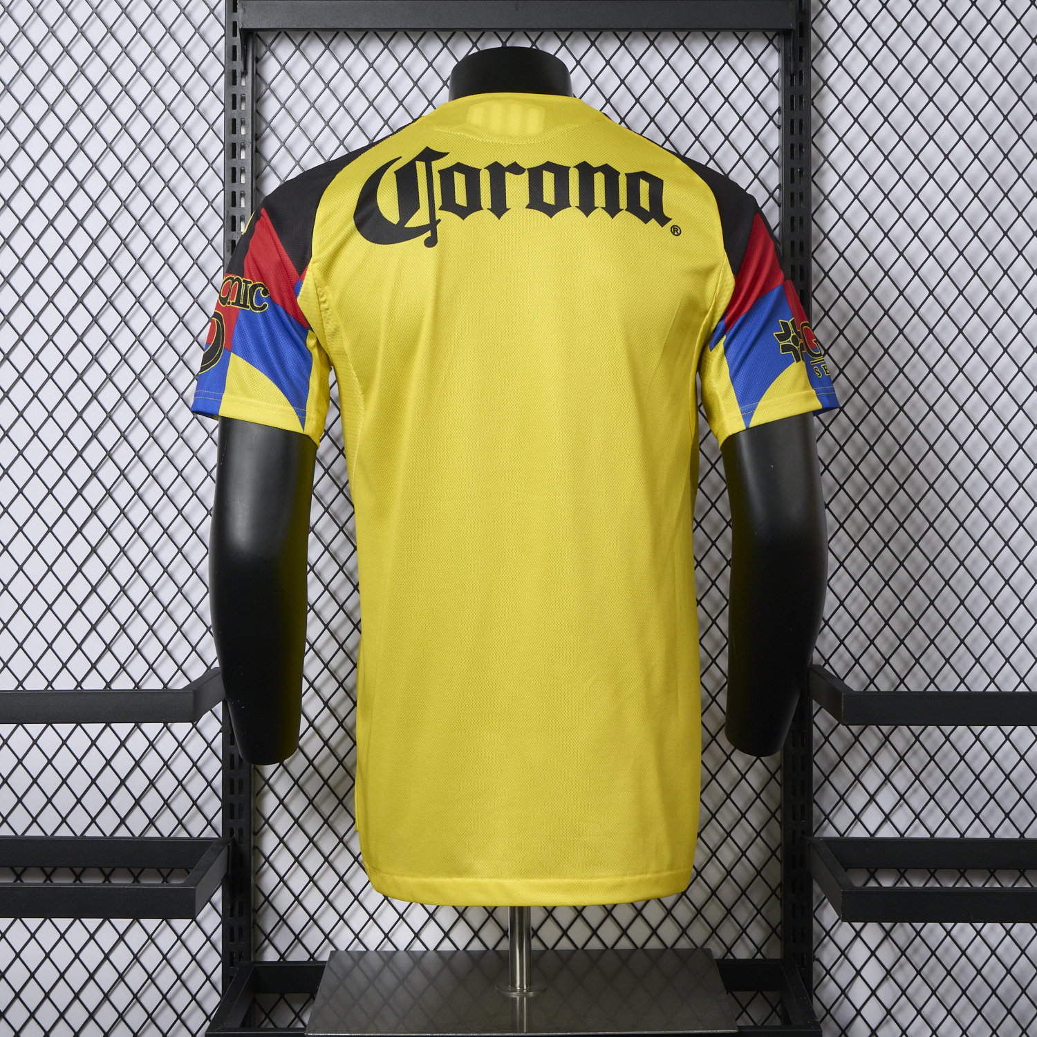 AlphaJersey-【Pink Font】Club América 25-26 Home Yellow Jersey - Player Version