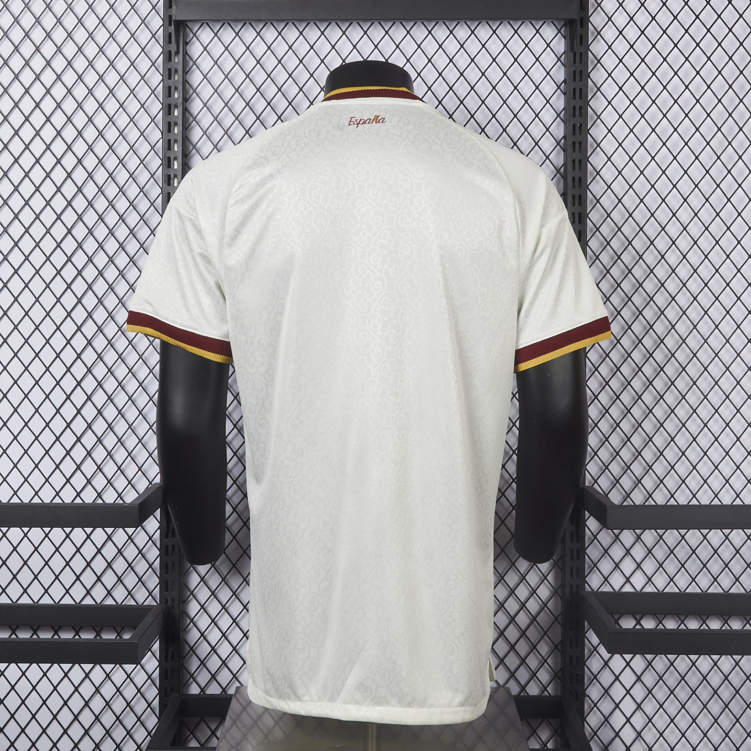 AlphaJersey-Spain 2026 Away White Jersey - Player Version