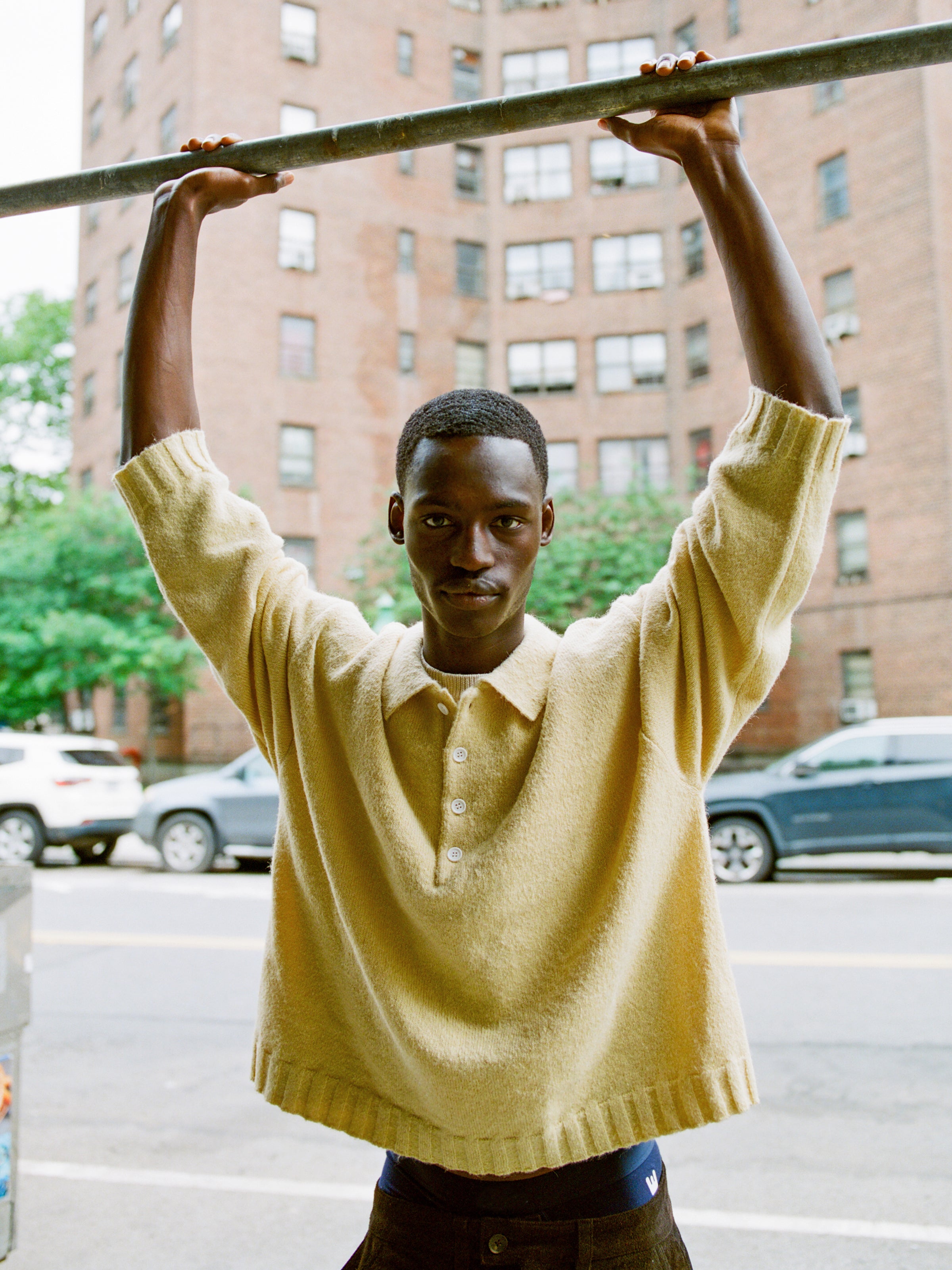 Knit LS Polo Sweater | Modern Menswear by yycbvcnbmmnbm