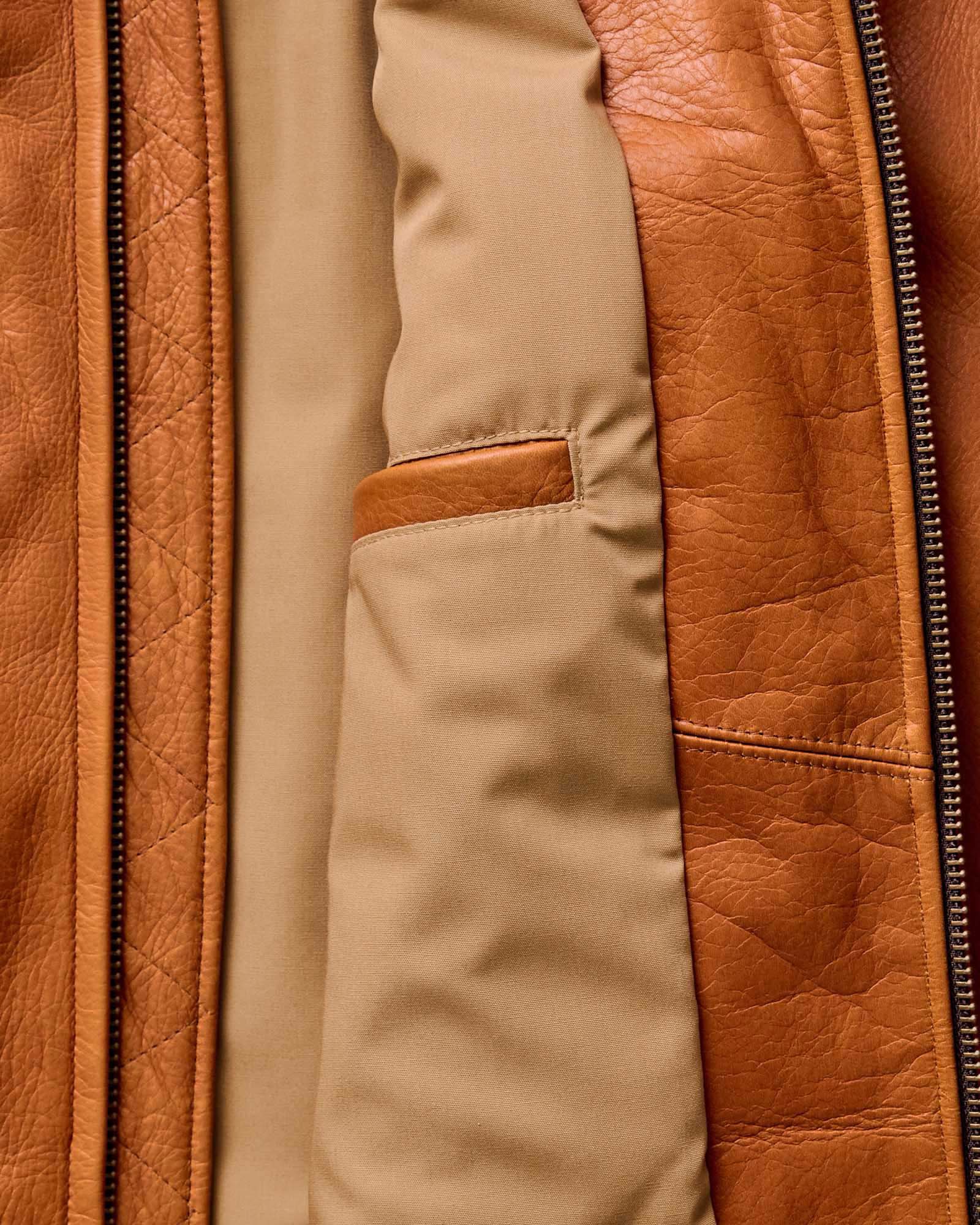 The Moto Jacket in Whiskey Steerhide | Modern Menswear by yycbvcnbmmnbm